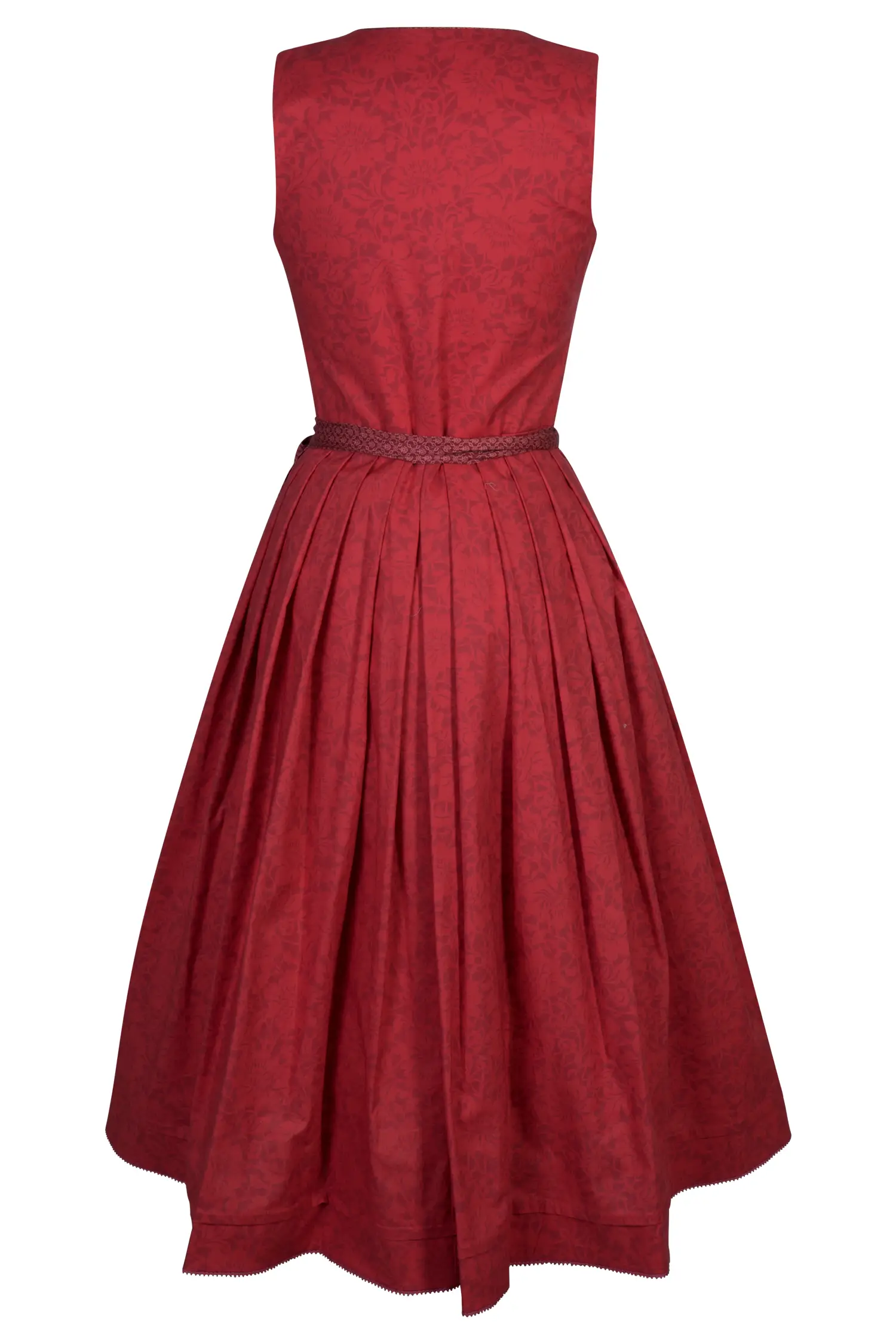 Sportalm Dirndl in leuchtendem Rot - Rückansicht