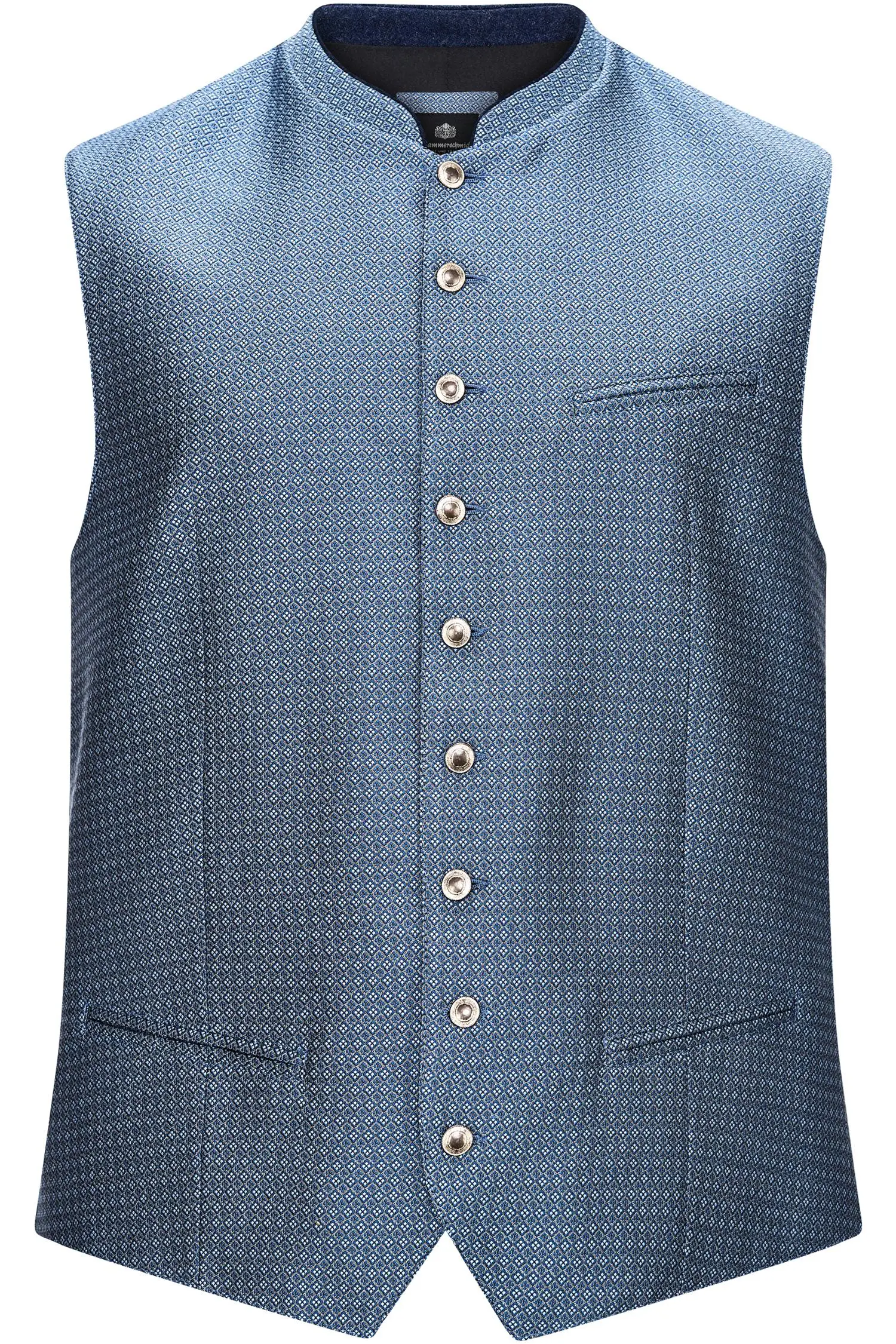 Trachtenweste Mathias Langgrößen von Hammerschmid in Blau Hammerschmid Weste Mathias in Blau in Langgröße