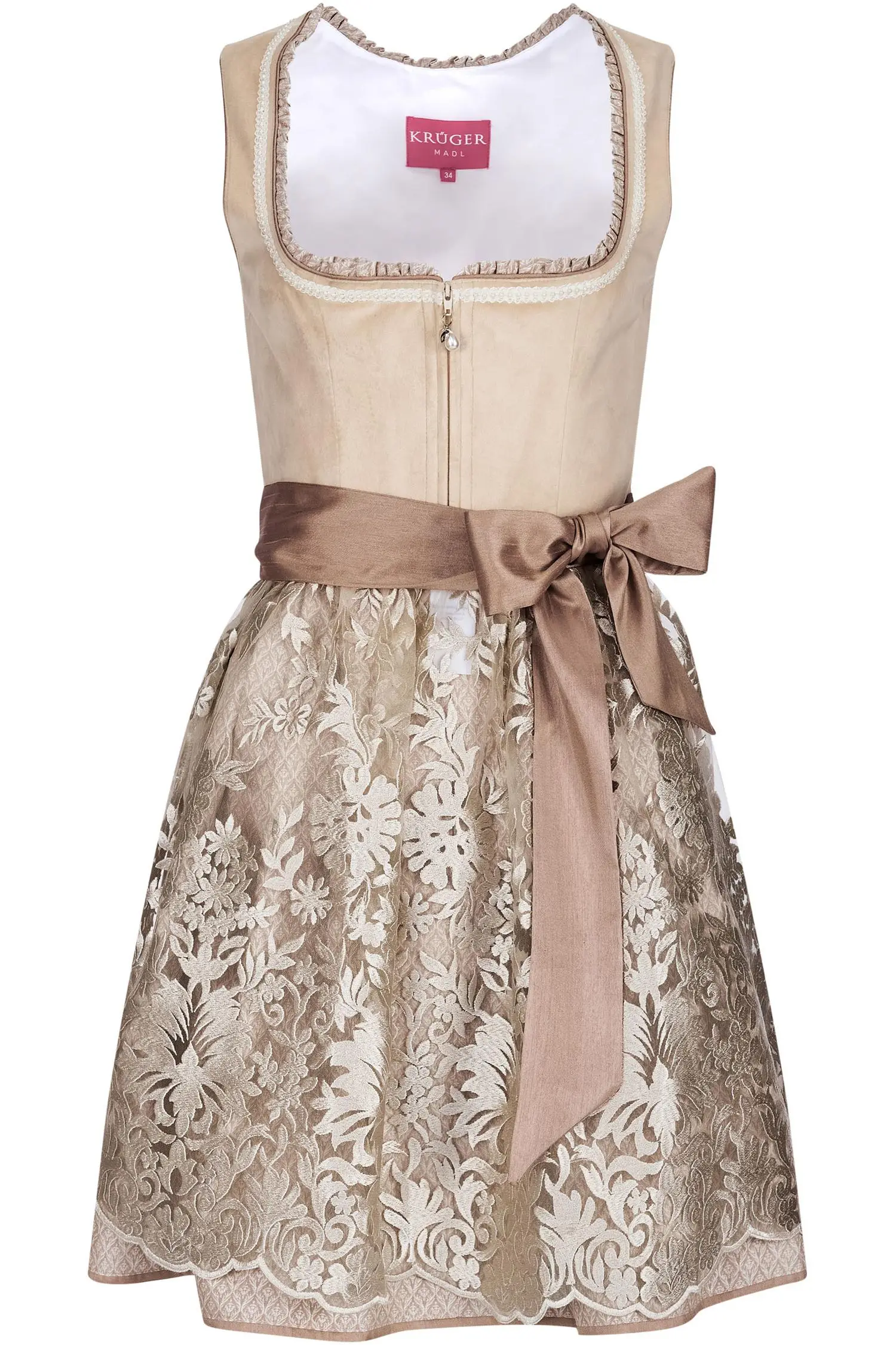 Krüger Dirndl Auri in beige