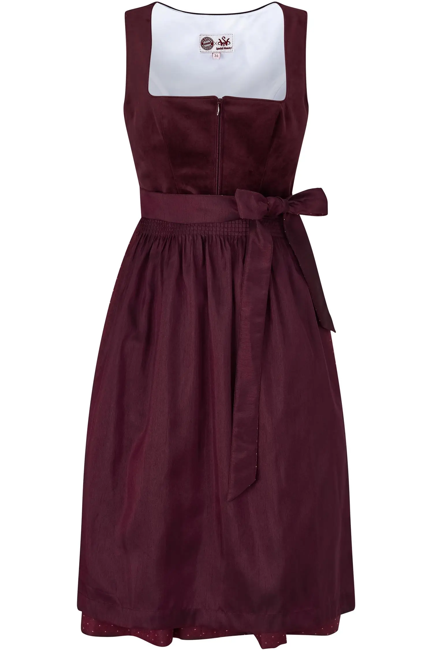 Dirndl FCB_Enriette von Spieth & Wensky in Dunkelrot