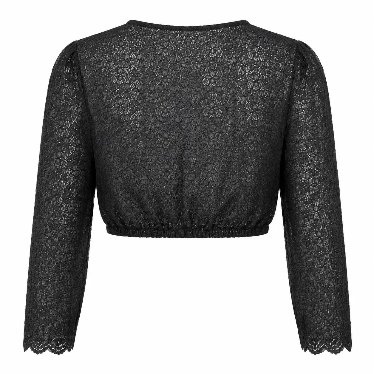 Dirndlbluse Babenhausen von MarJo in Schwarz