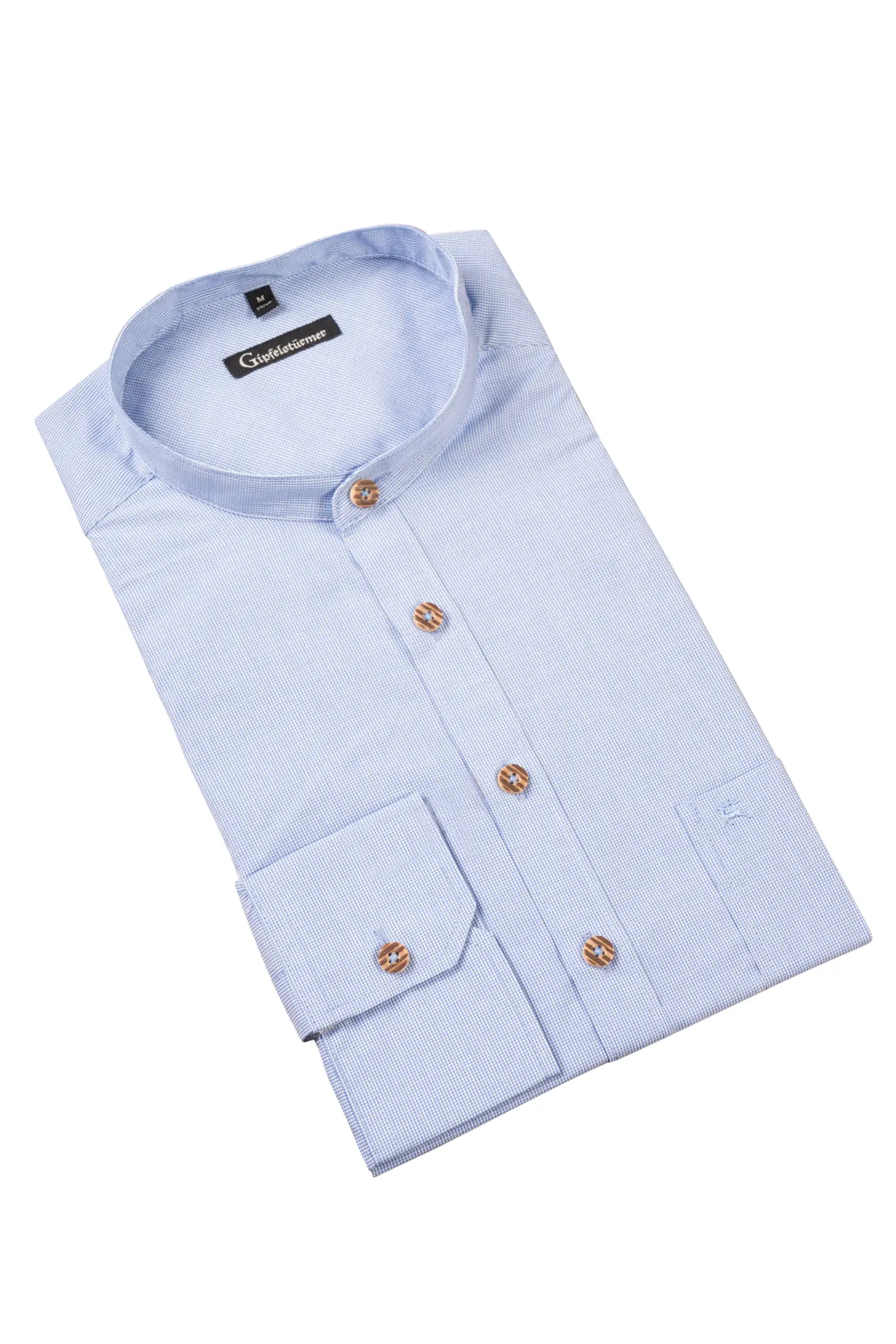 1542-0034-bl5-23-08-2402660 Gipfelstürmer Trachtenhemd mittelblau