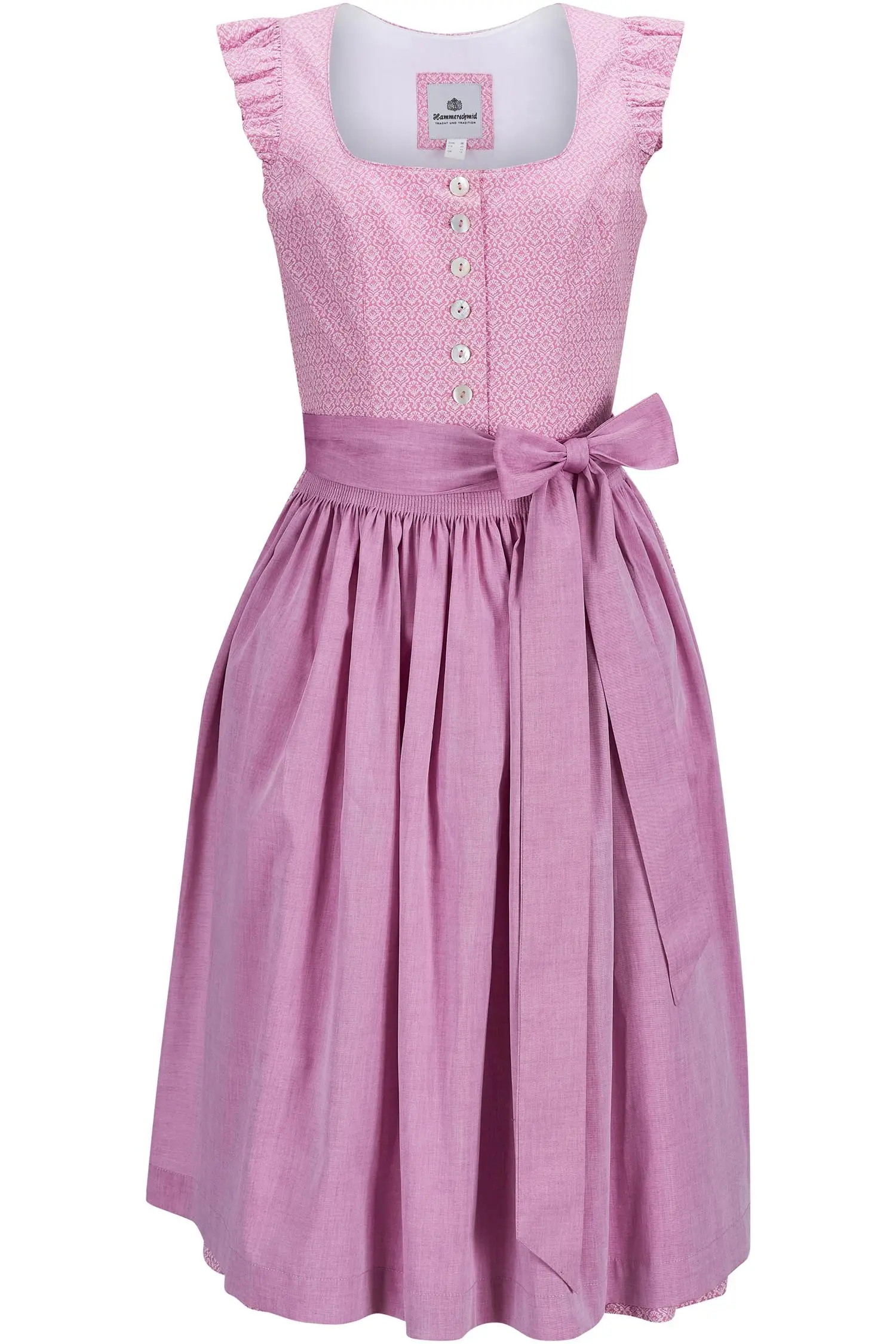 Dirndl Funtensee von Hammerschmid in Rosa Gamsbock Dirndl Funtensee in Rosa