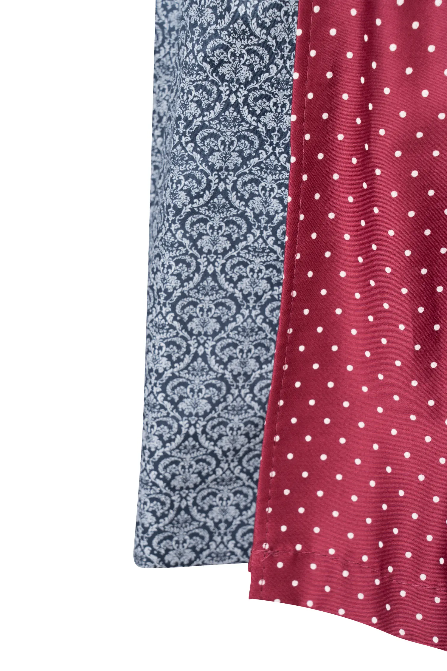 4753-1466-bl7-23-09-0402899 3 tlg. Kinderdirndl Rosalie in blau mit Shirt und Schürze - Detail Rock