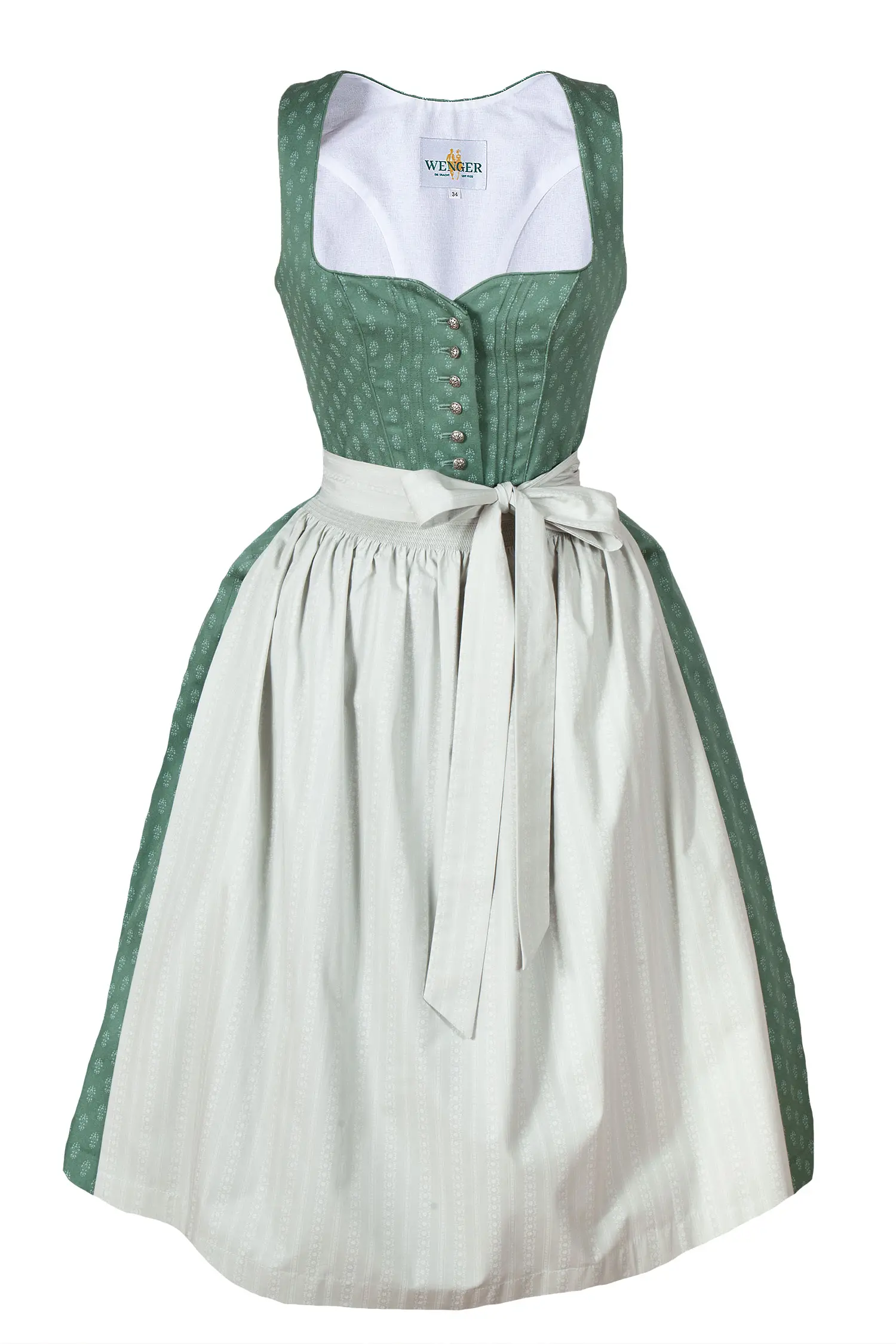 3091-1517-GN5-23-03e-5348a Dirndl Irina von Wenger in salbei / mint