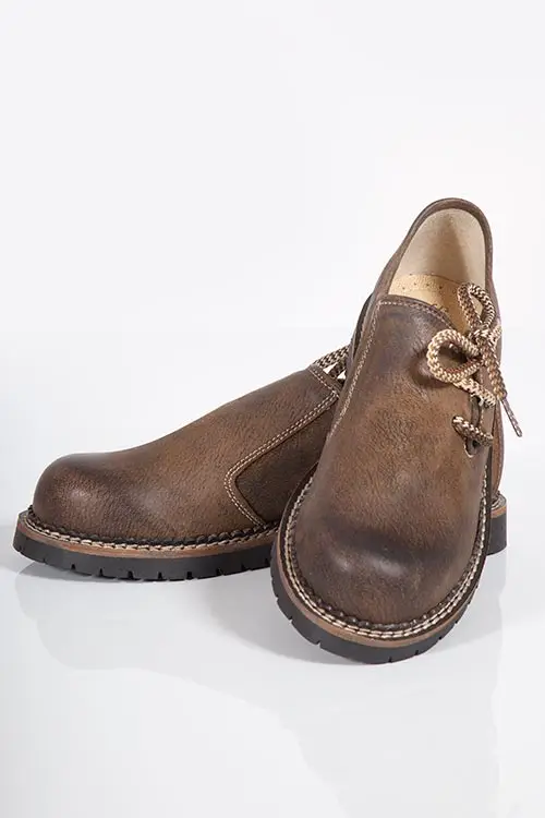 Kinder Trachtenschuhe Maxi in dunkelbraun Paar