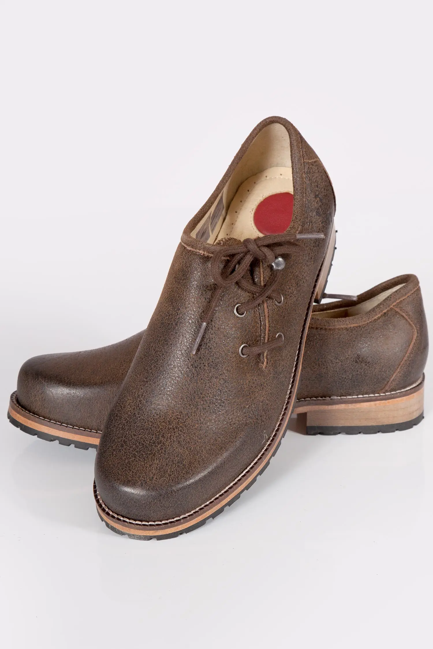 Trachtenschuhe Haferlschuh Murphy in braun Paar