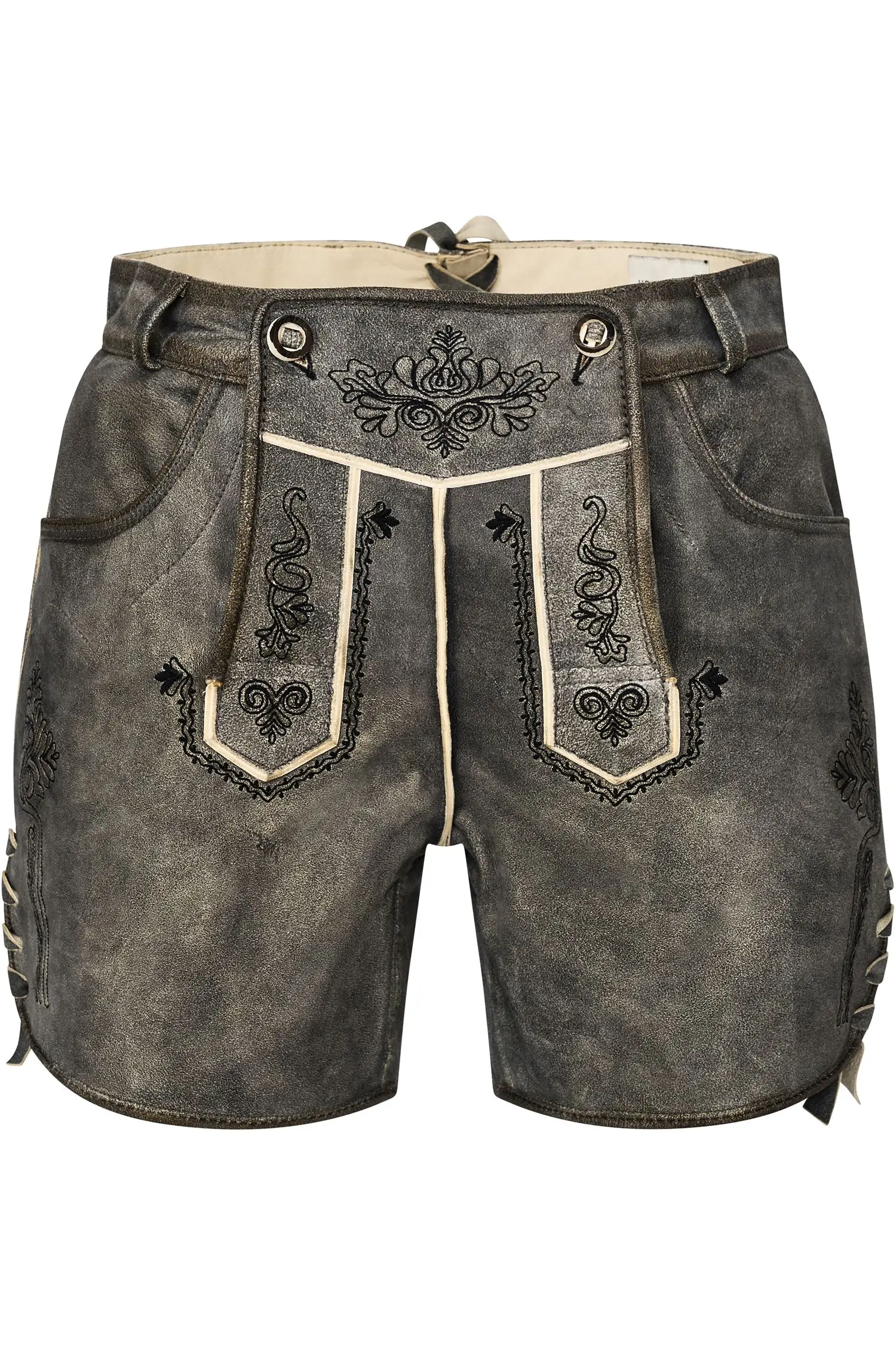 Damen Lederhose Nelly von Stockerpoint in Grau Stockerpoint Damen Lederhose Nelly in Grau