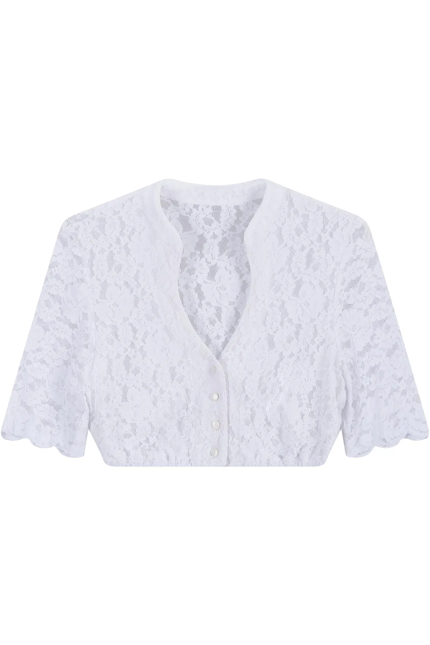 Dirndlbluse Anita von Waldorff in Weiß Weiße Waldorff Dirndlbluse Anita