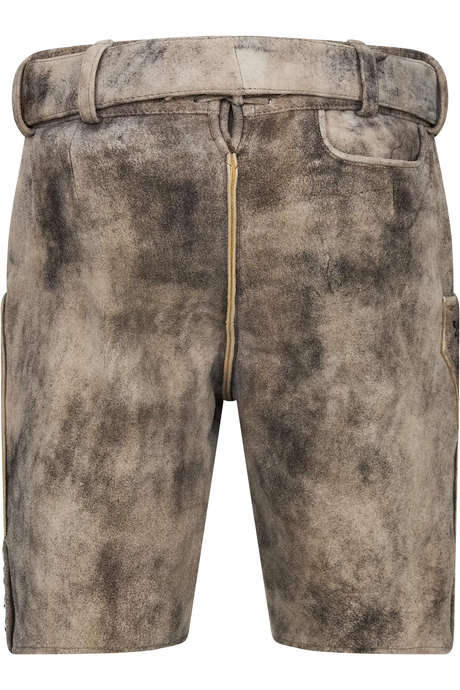 Lederhose Austin Spieth & Wensky in Grau