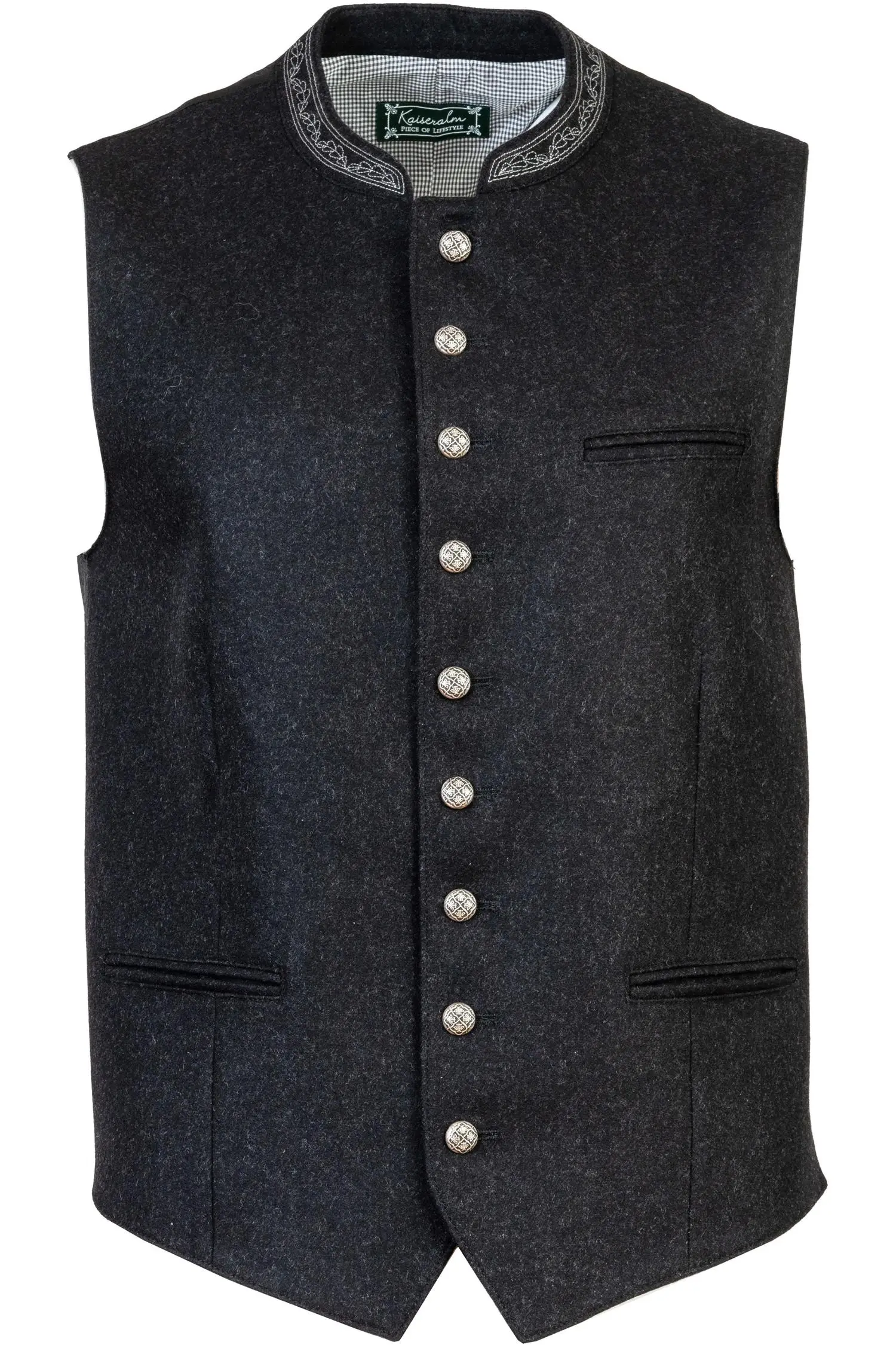 Kaiseralm Weste Weitnau in Anthrazit