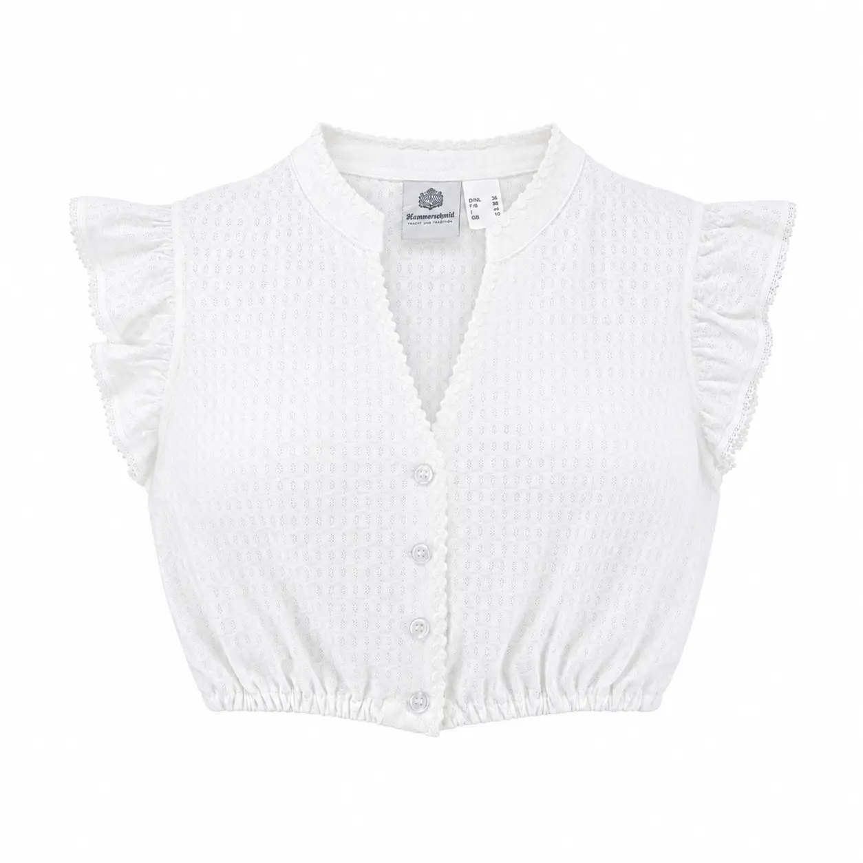 Dirndlbluse Betty von Hammerschmid in Weiß