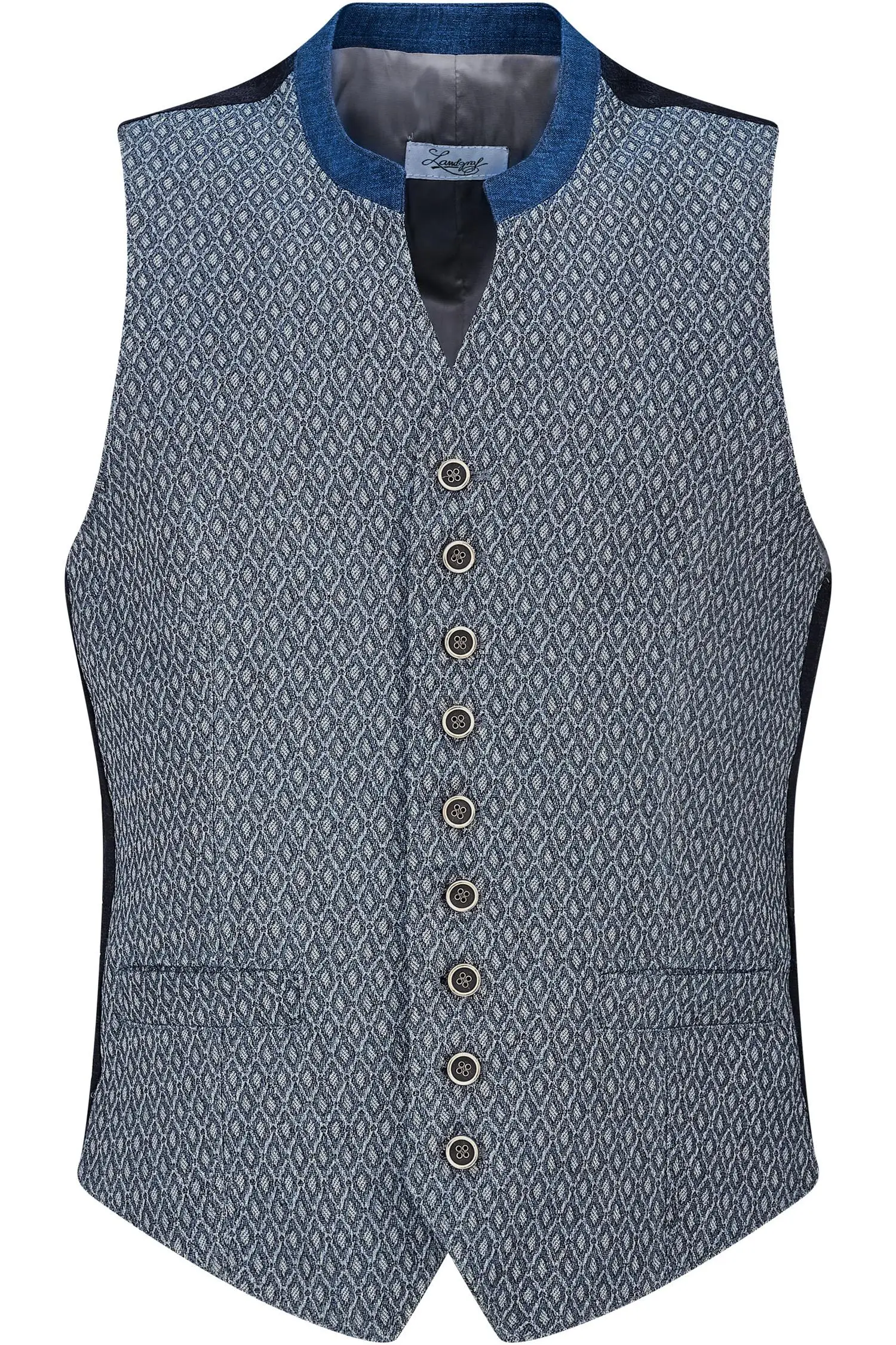 Trachtenweste Ken von Landgraf in Blau Blaue Landgraf Weste KEN