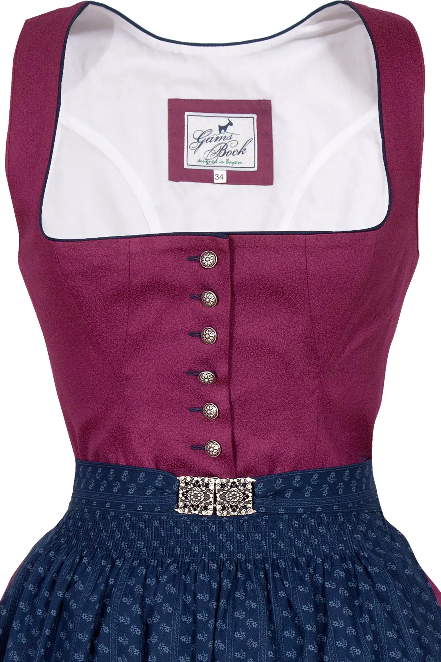 midi-dirndl-beere-dunkelblau-3091-1464-rt9-20-02d-5987-b Baumwolldirndl in beere und dunkelblau Mieder