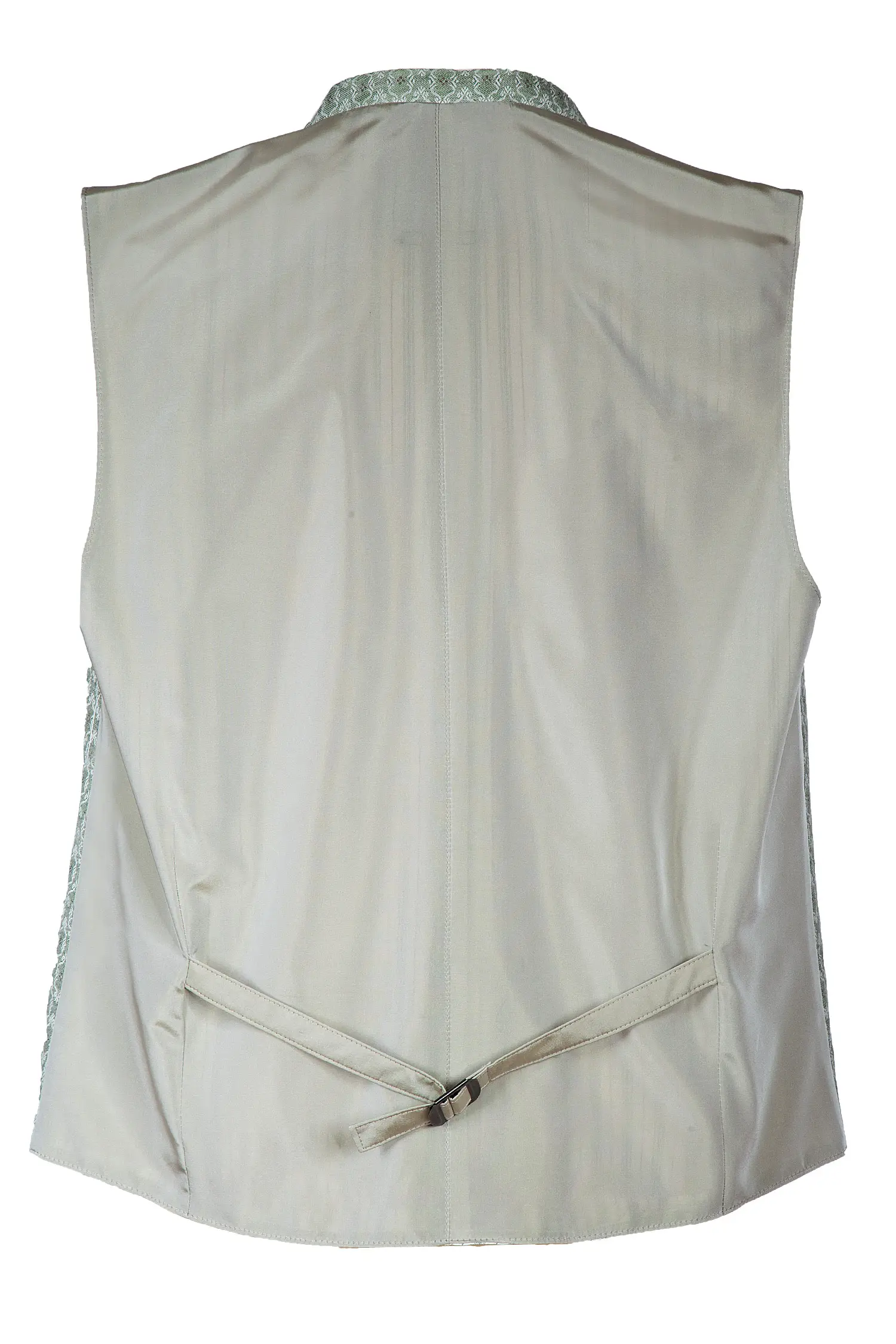 Trachtenweste Bert in hellem grün Rückenansicht