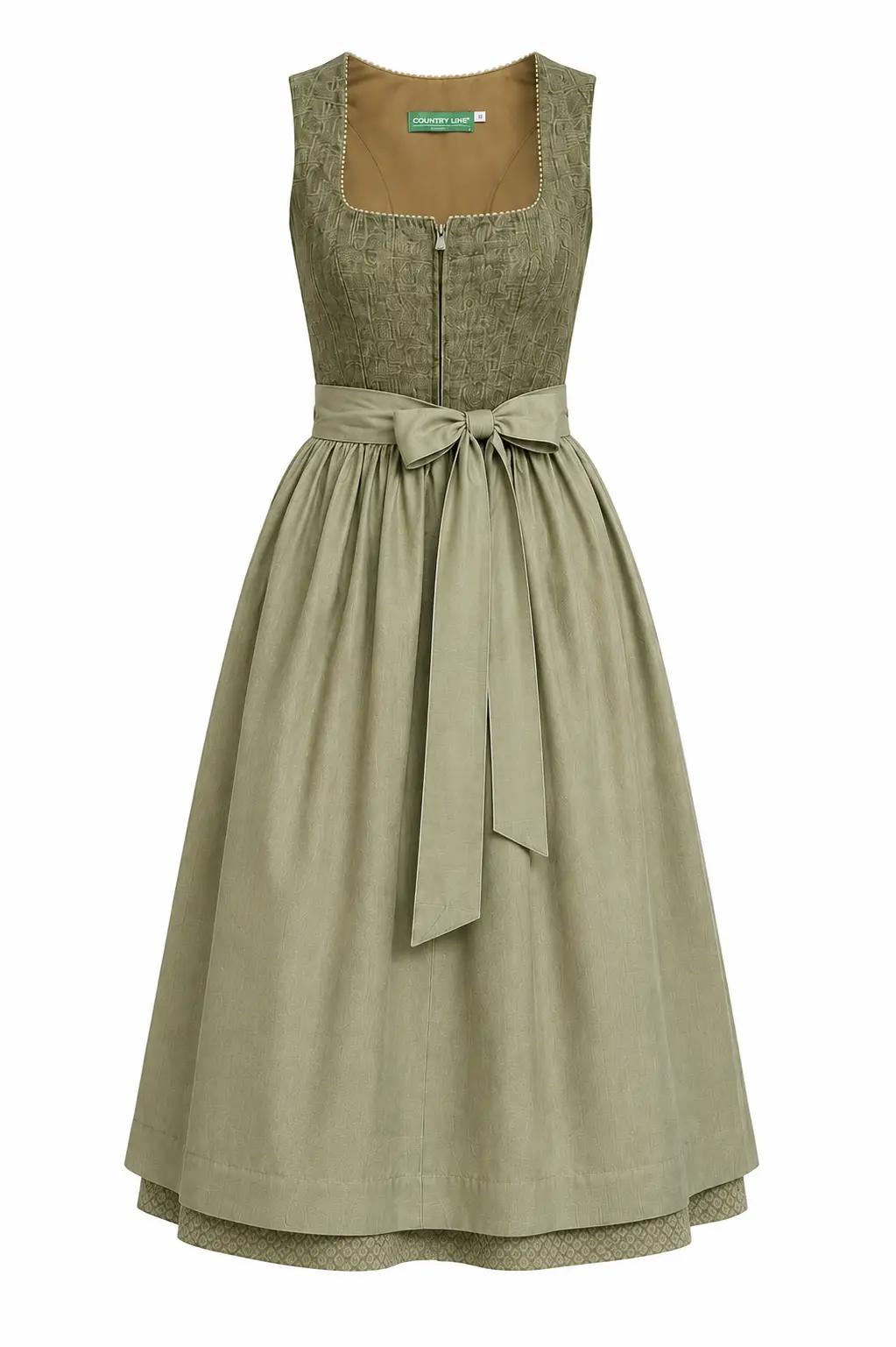 Dirndl von Country Line in Oliv Dirndl von Country Line in Oliv