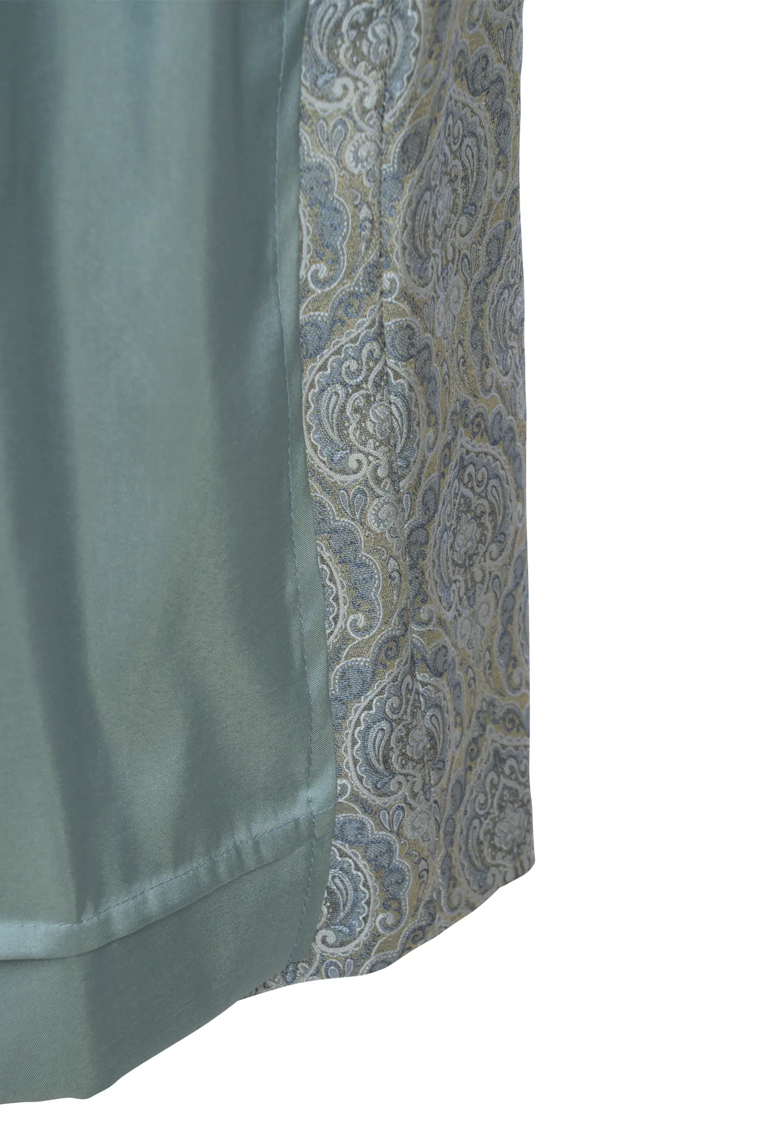 Wenger Dirndl Wiebke in petrol mit Samtmieder - Detail Rock