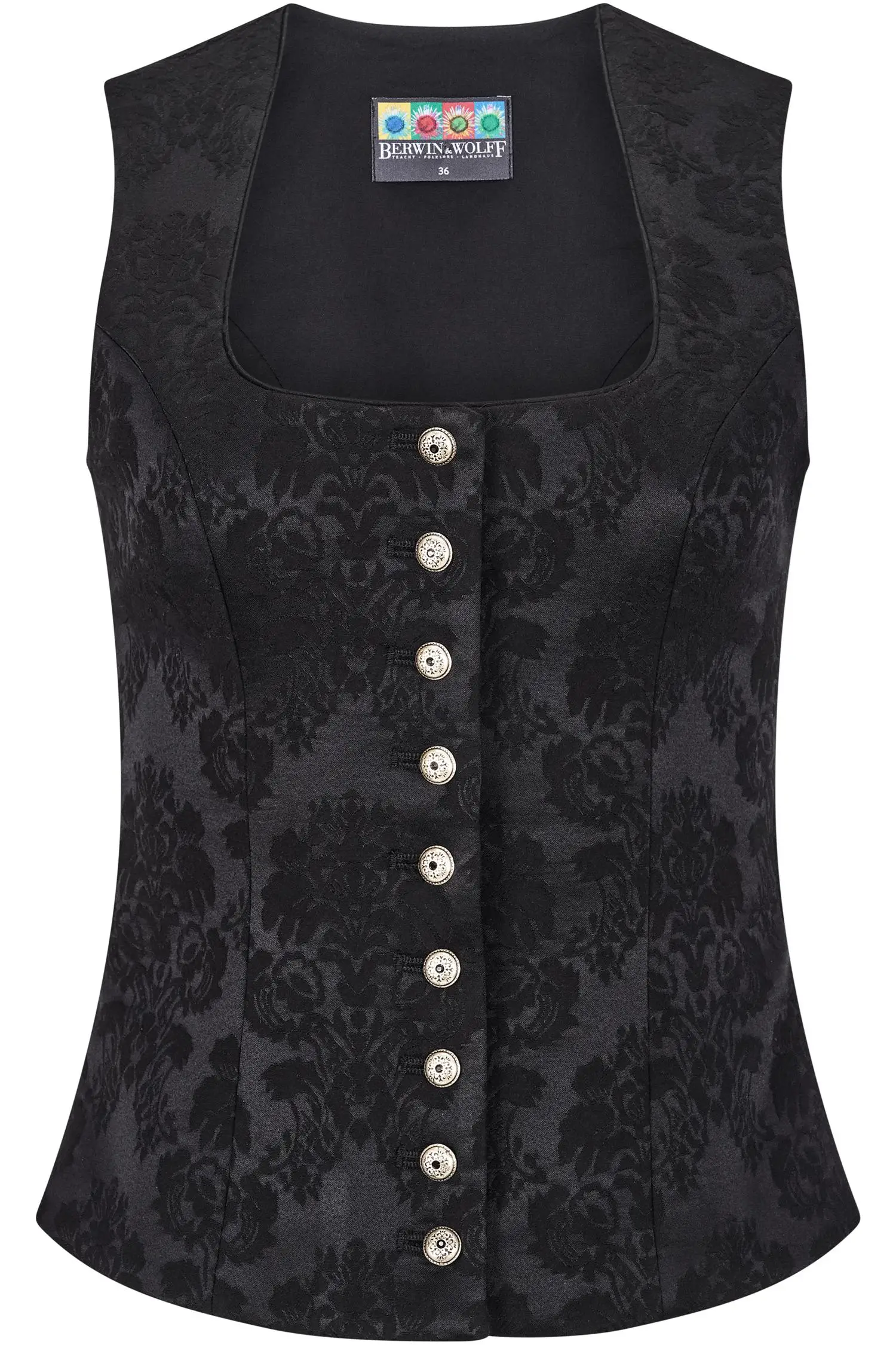 Berwin&Wolff Mieder Schwarz mit Floralem Muster