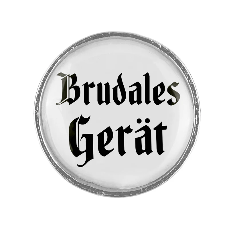 Anstecker von Gaudiknopf "Brudales Gerät" Gaudiknopf Brudales Gerät