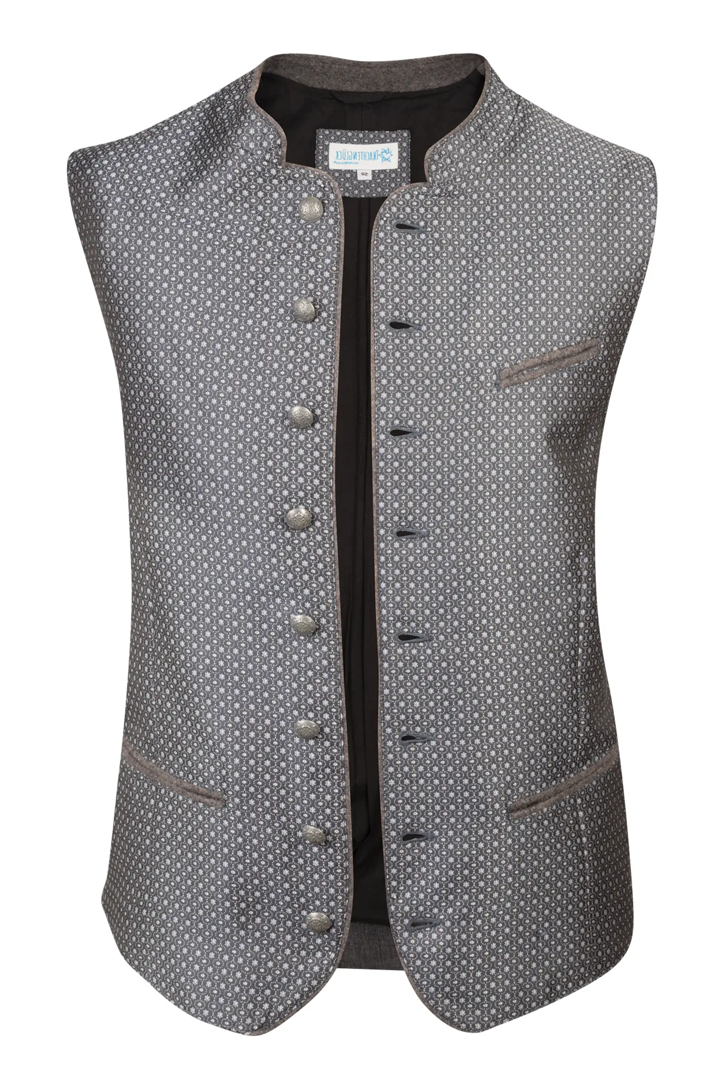 Trachtenweste in Grau