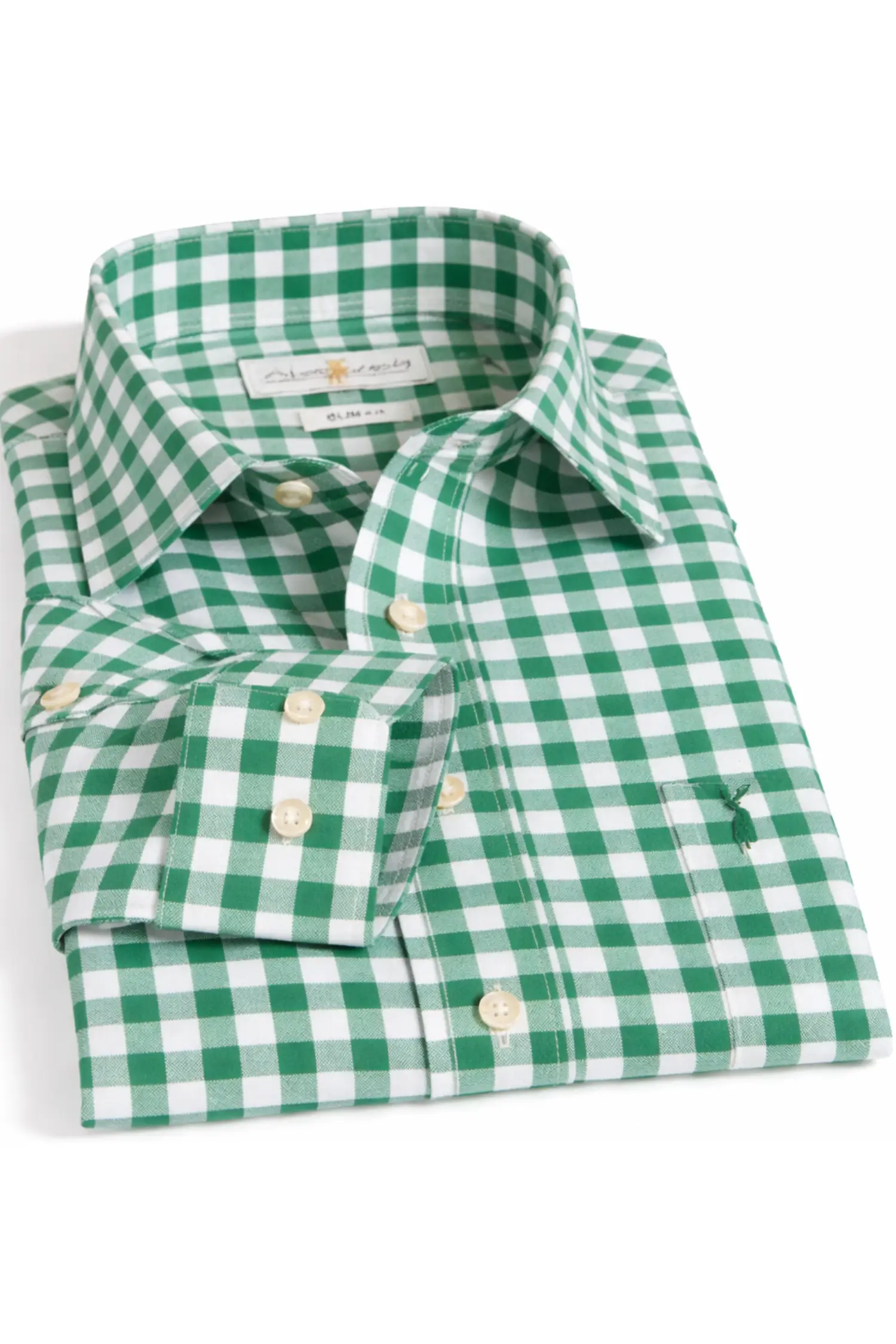 Grün kariertes Almsach Hemd 