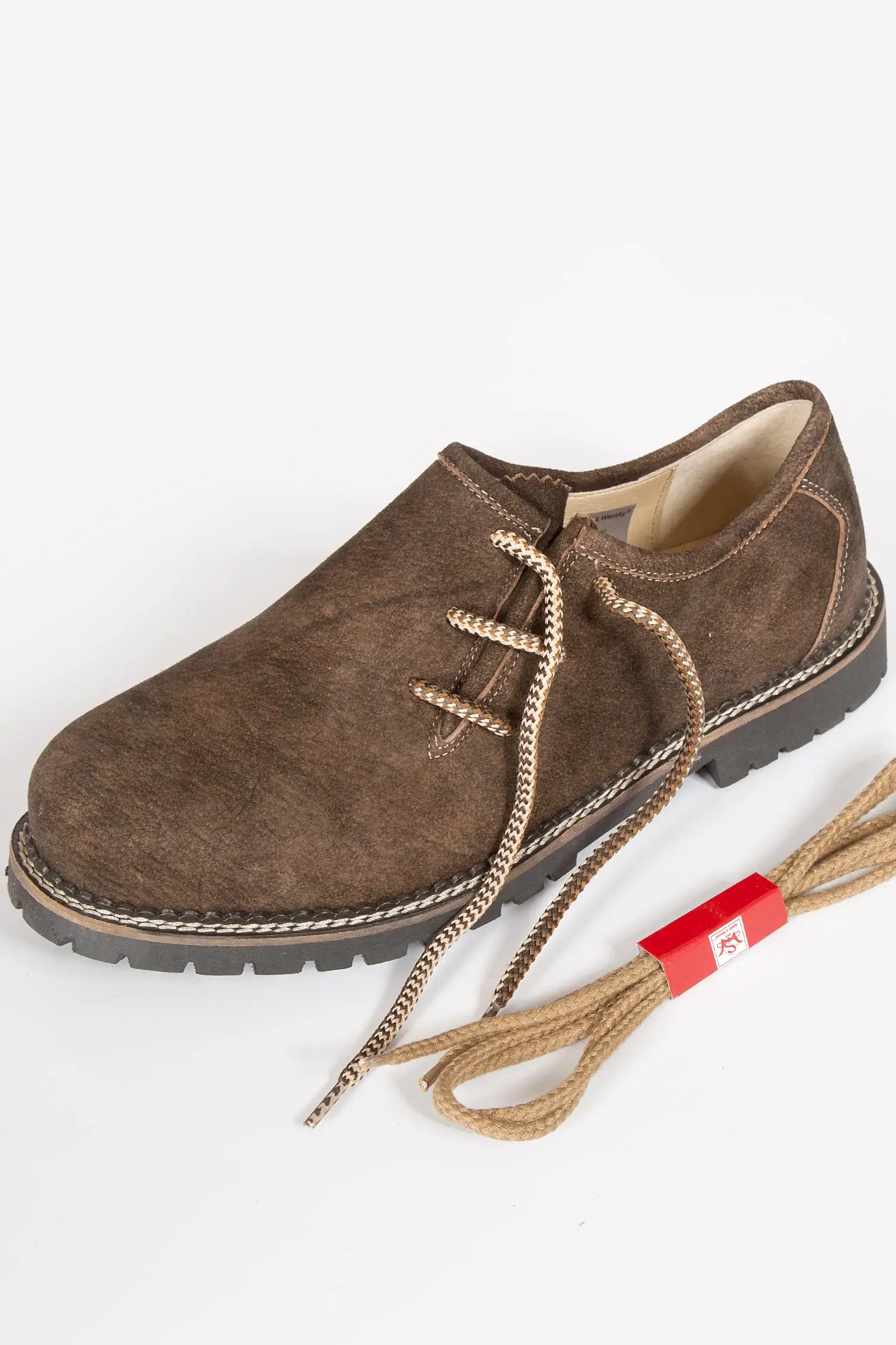 Haferlschuhe Hannes in dunkelbraun aus Leder
