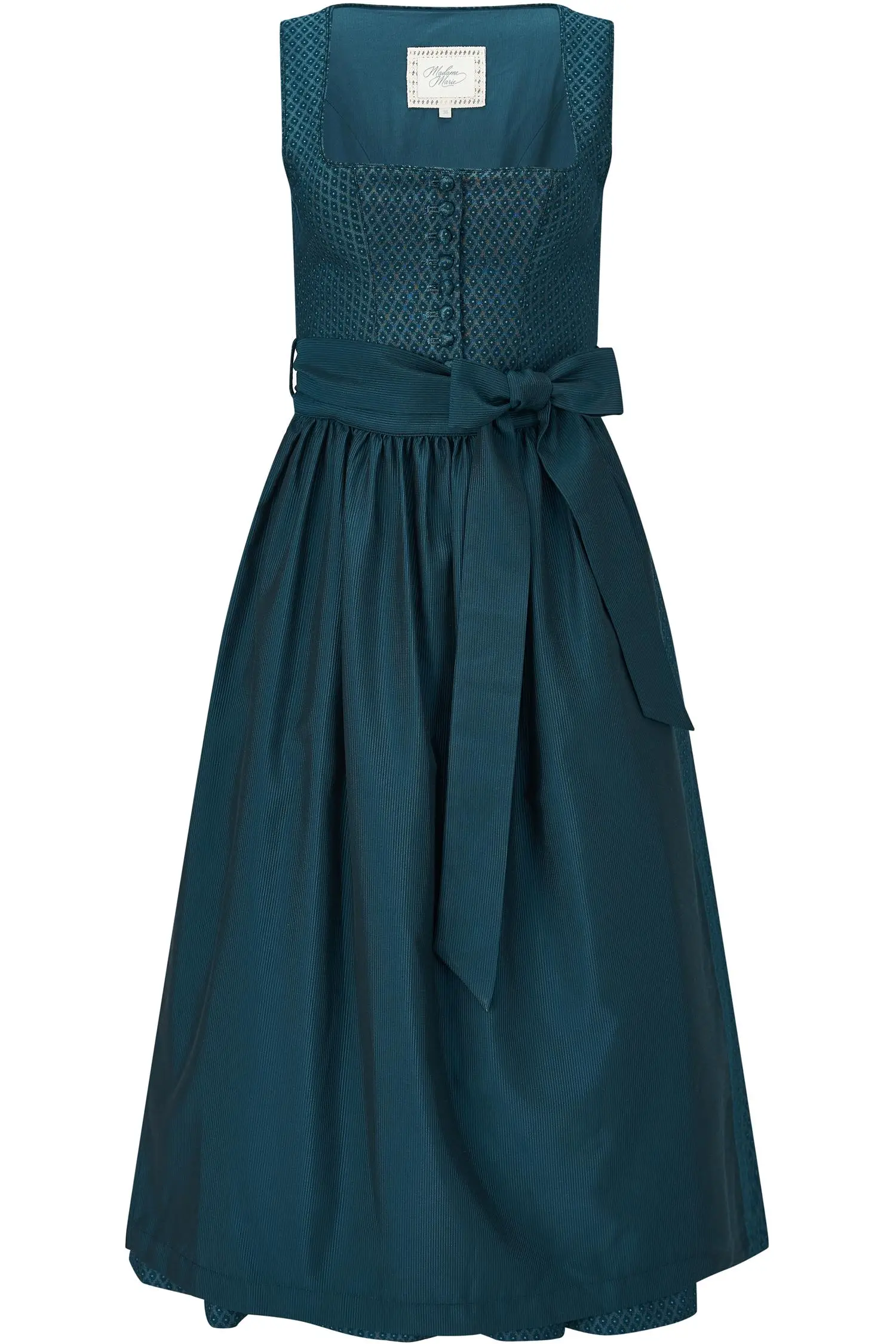 Dirndl Veloura von Madame Marie in Petrol
