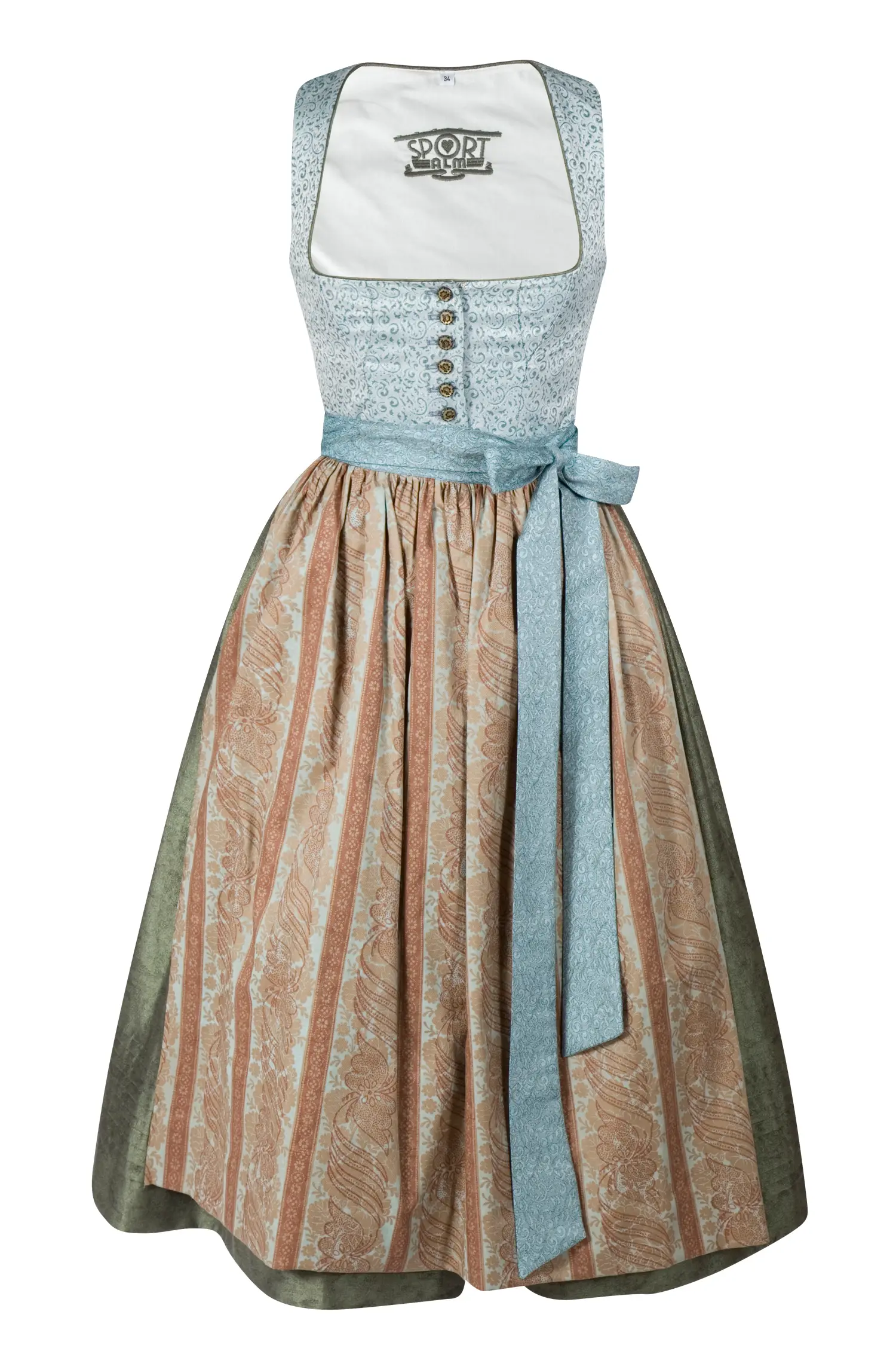 3099-0315-bl7-23-07b-0924 Sportalm Dirndl mit prächtigem Farbenspiel