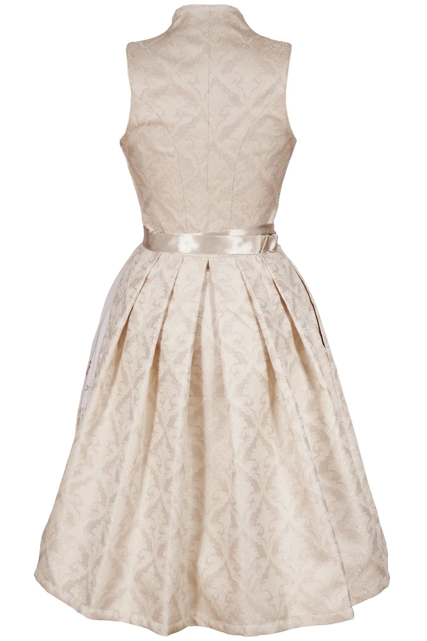 Brautdirndl in creme mit Vintage und Glamour hinten