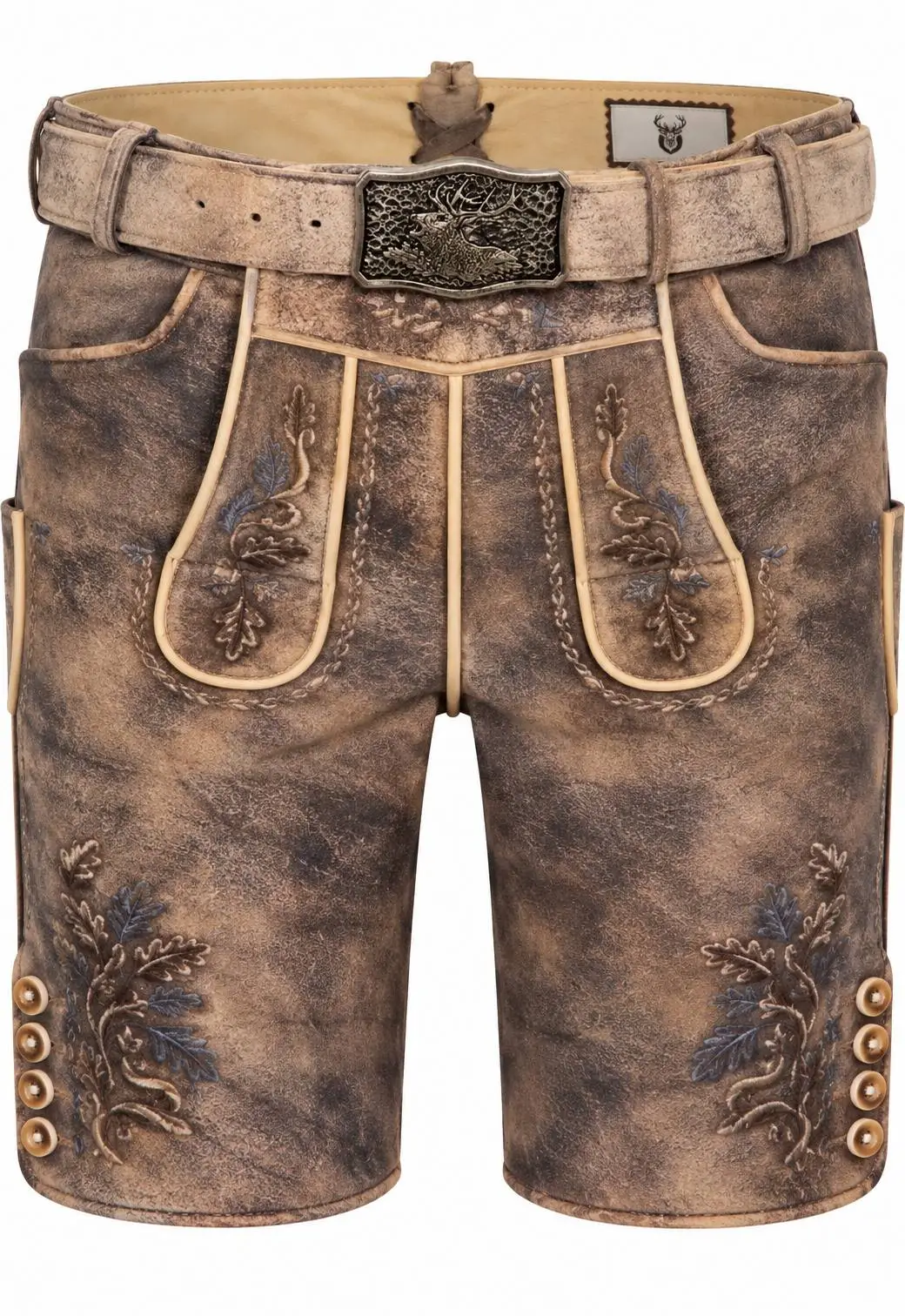 Lederhose Jonas von Gweih & Silk in Asche Lederhose Jonas von Gweih & Silk in Asche