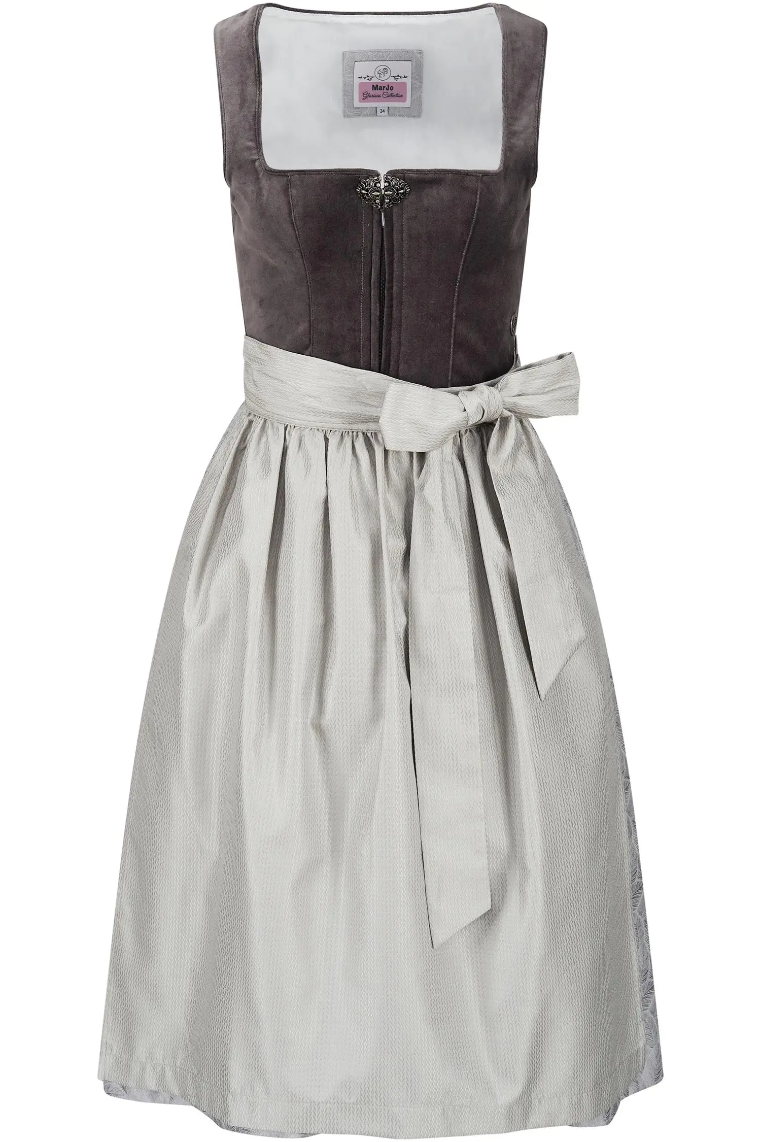 Marjo Dirndl Marktl in Grau