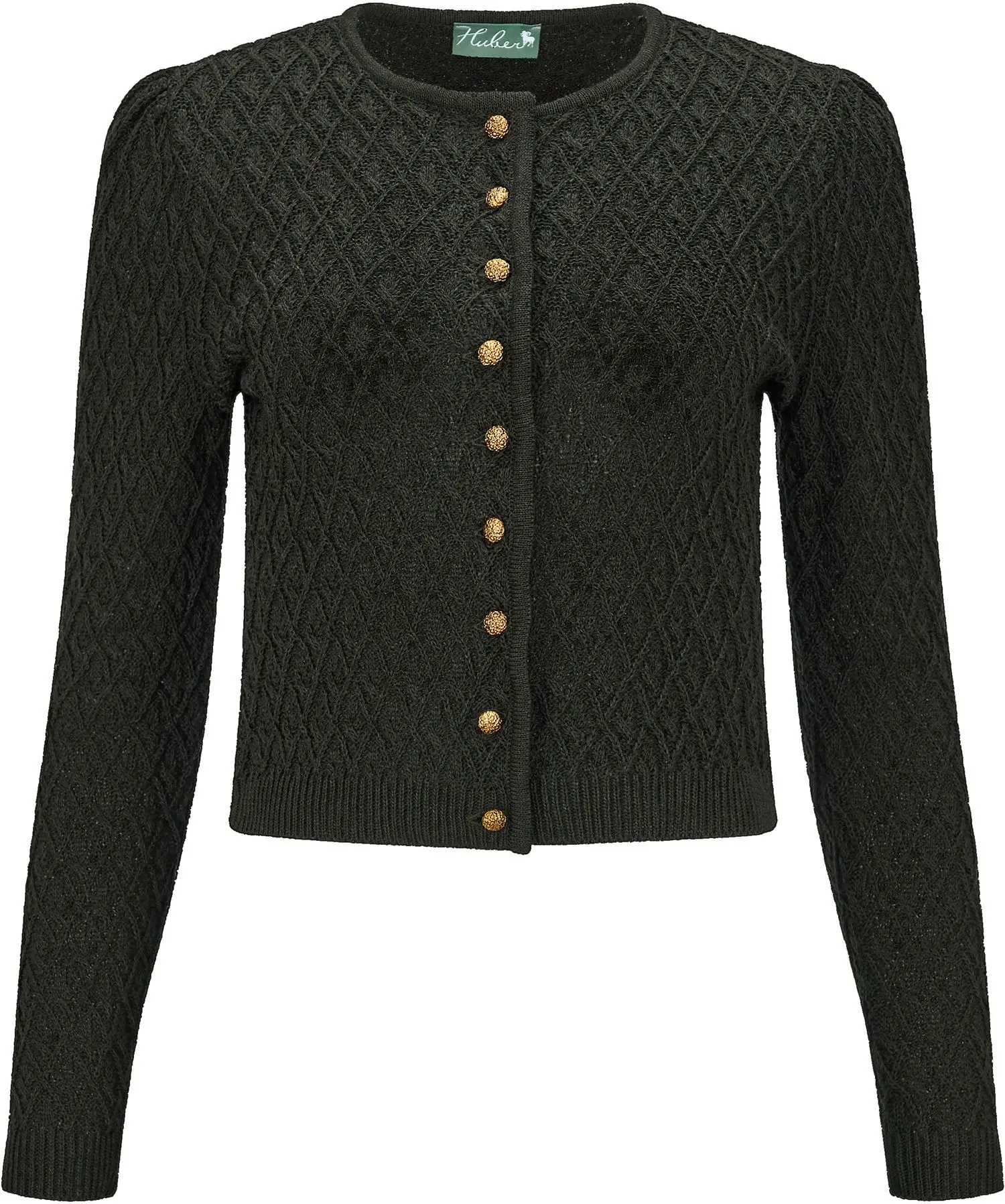 Trachtenstrickjacke von Huber in Loden