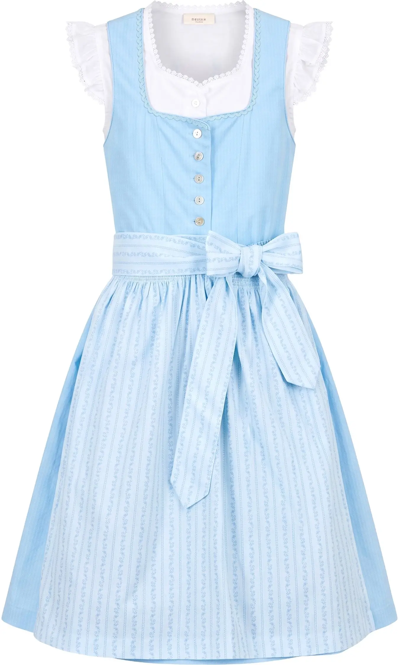 Kinderdirndl von Deiser in Hellblau