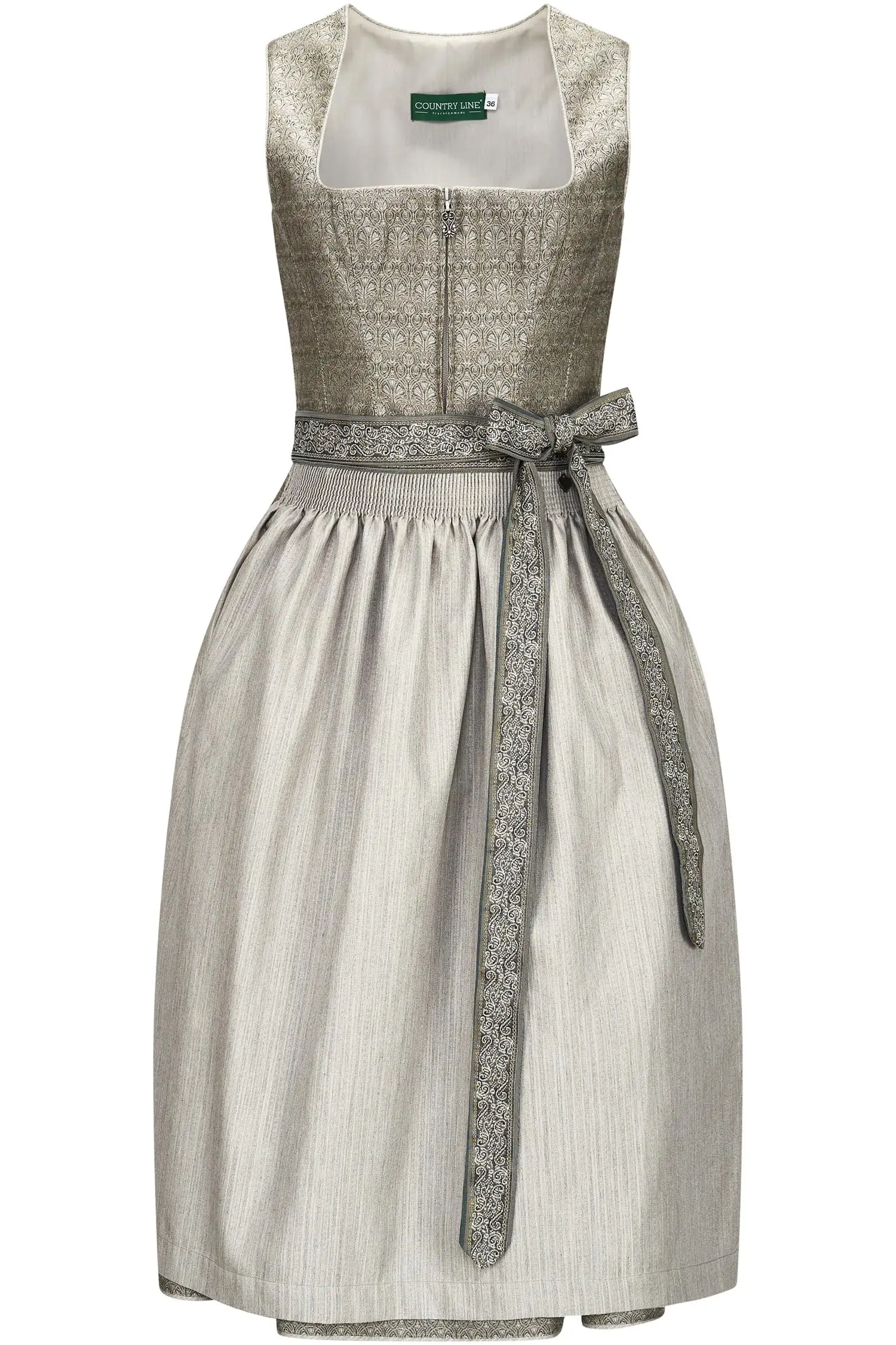Dirndl von Country Line in Oliv