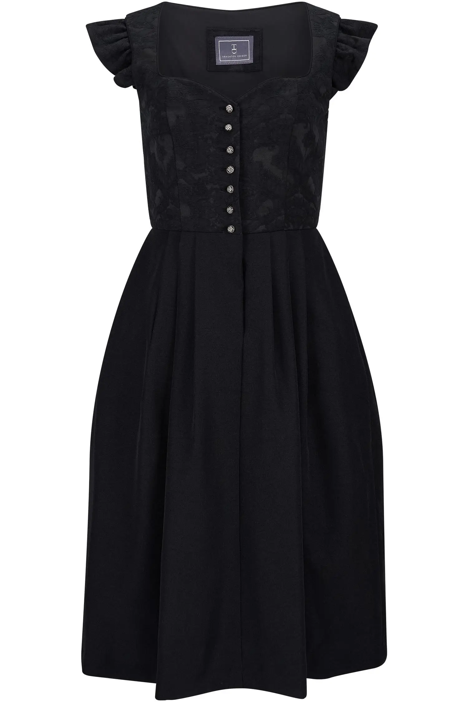 Gastrodirndl Emanuela von Trachten Deiser in Schwarz Gastrodirndl Emanuela in Schwarz