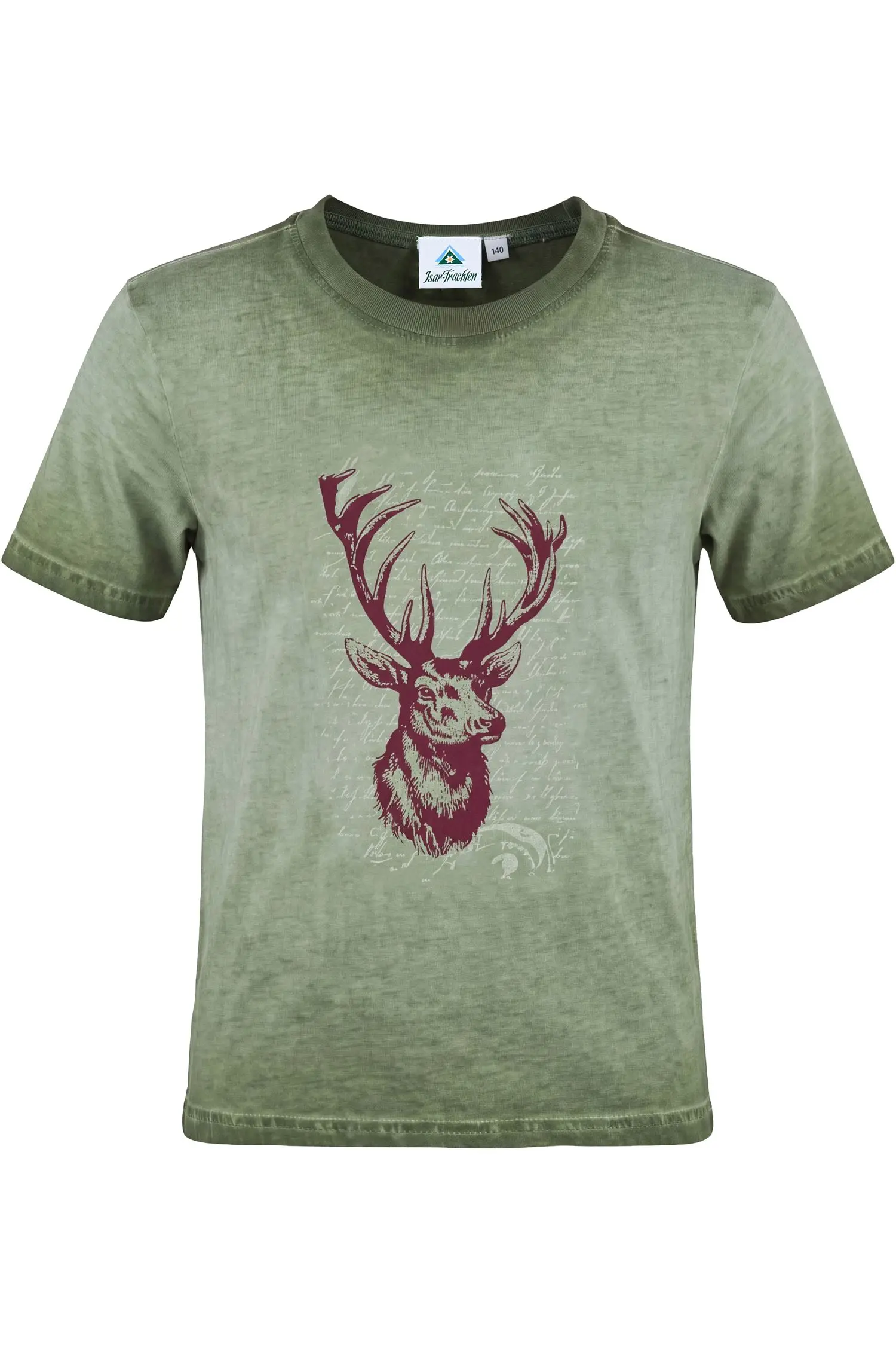 Kinder T-Shirt von Isar-Trachten in Grün Kinder T-Shirt von Isar-Trachten in Grün