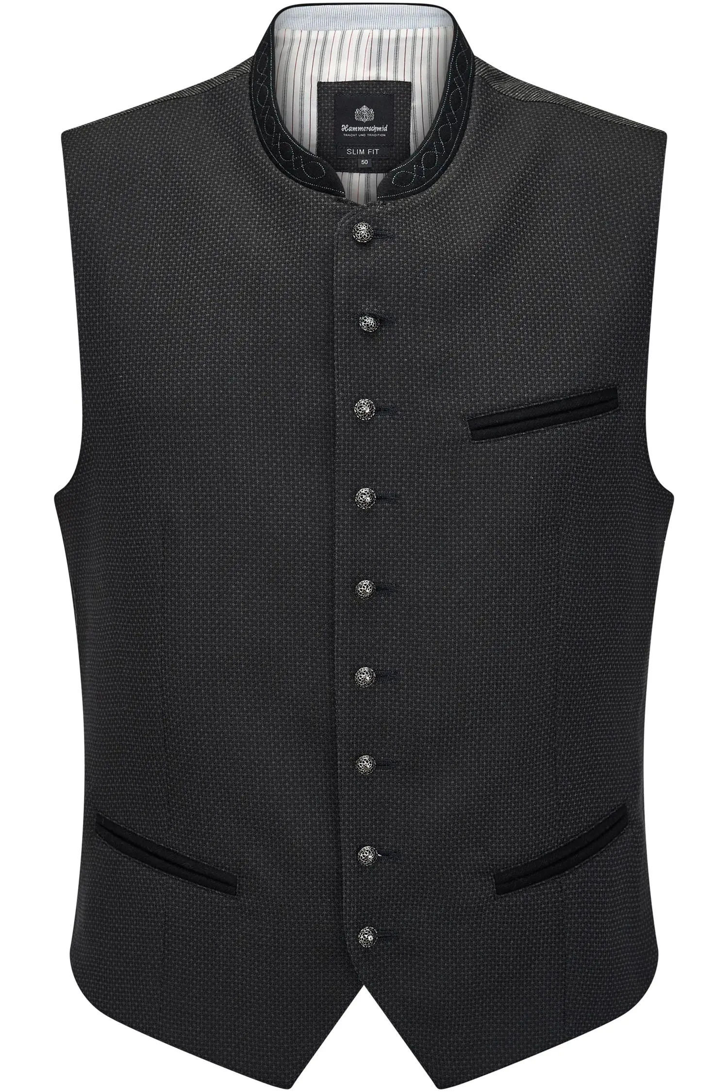 Schwarze Trachtenweste Mirko von Hammerschmidt