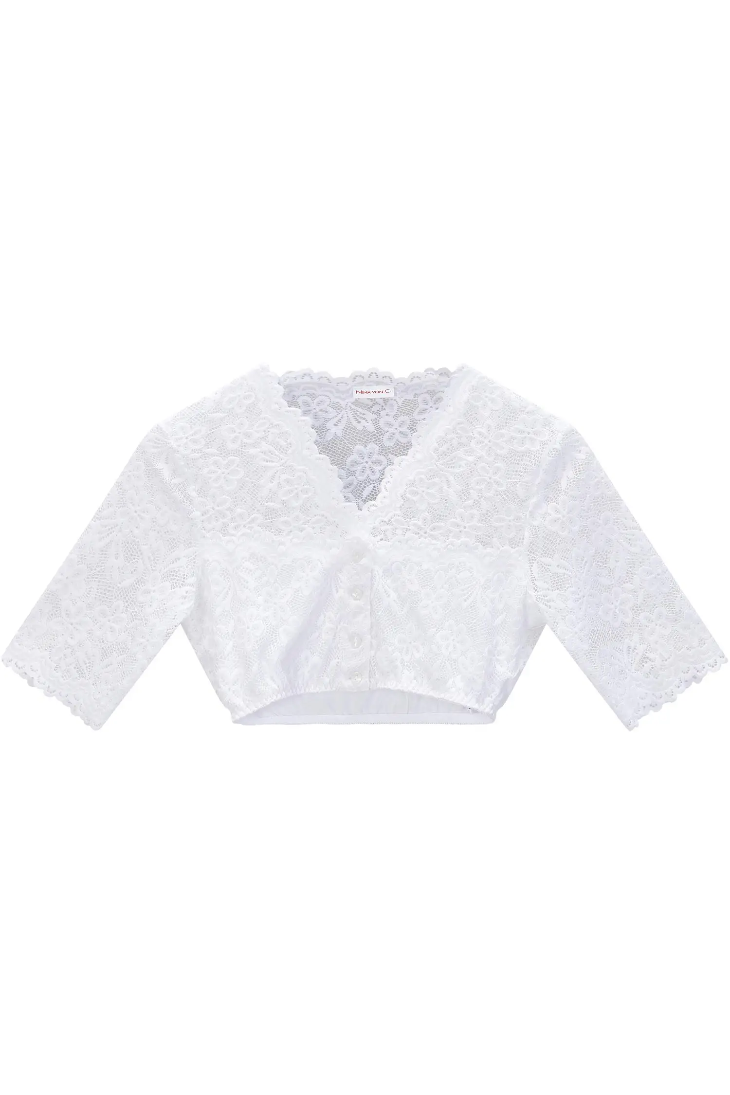 Weiße Dirndlbluse Waltraud von Nina von C.