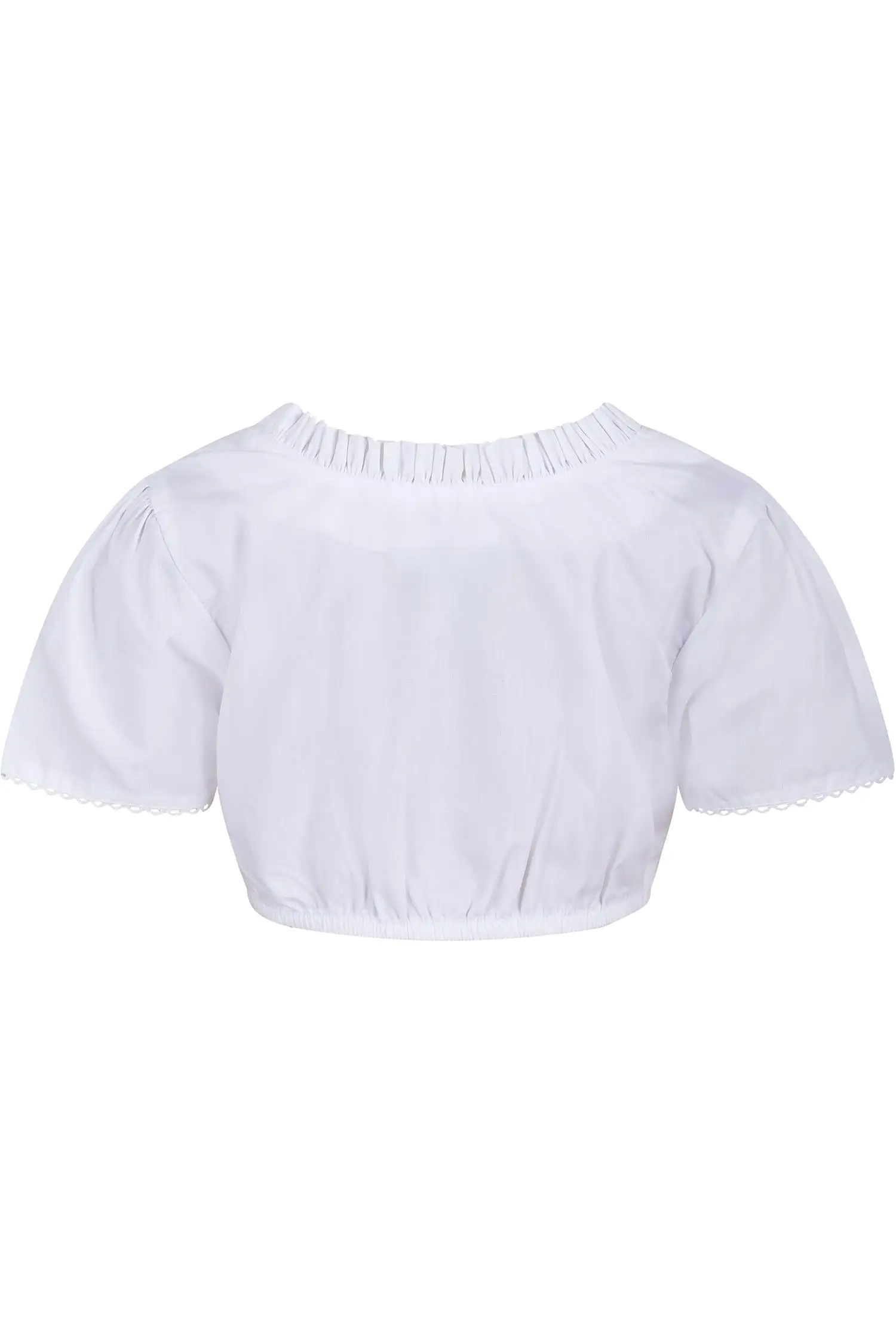 Weiße Kinderbluse von Isar Trachten