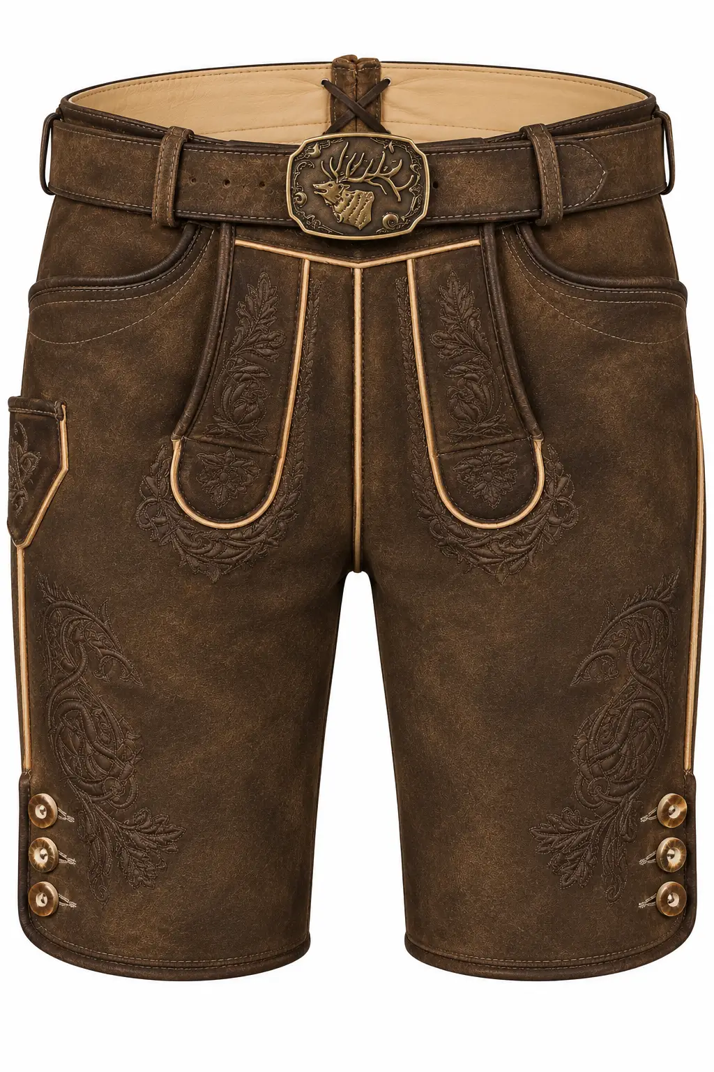 Lederhose Brutus von Spieth & Wensky in Braun
