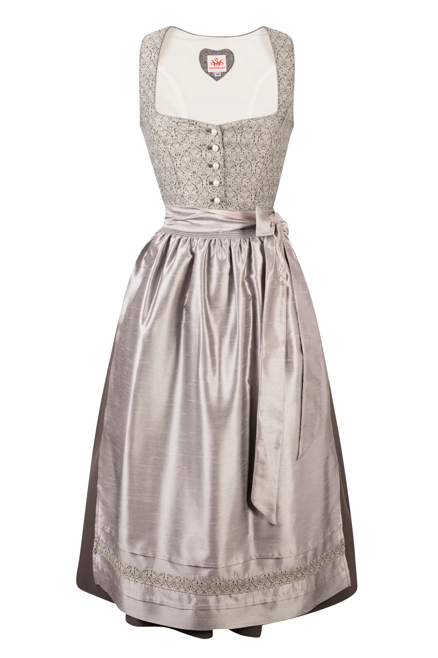 Dirndl Debora in Grau