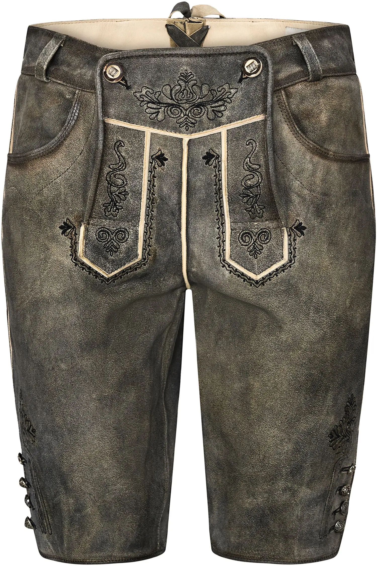 Damen Lederhose Antonia von Stockerpoint in Grau Graue Damen Lederhose Antonia von Stockerpoint