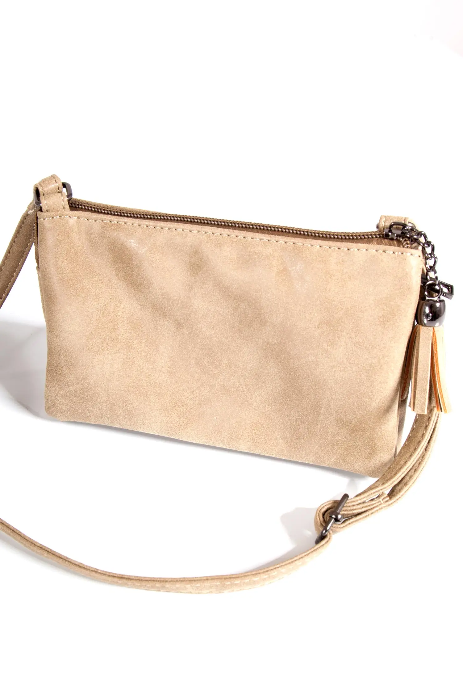 Trachtentasche von Wirkes in Beige Kleine Trachtentasche in beige zum umhängen hinten