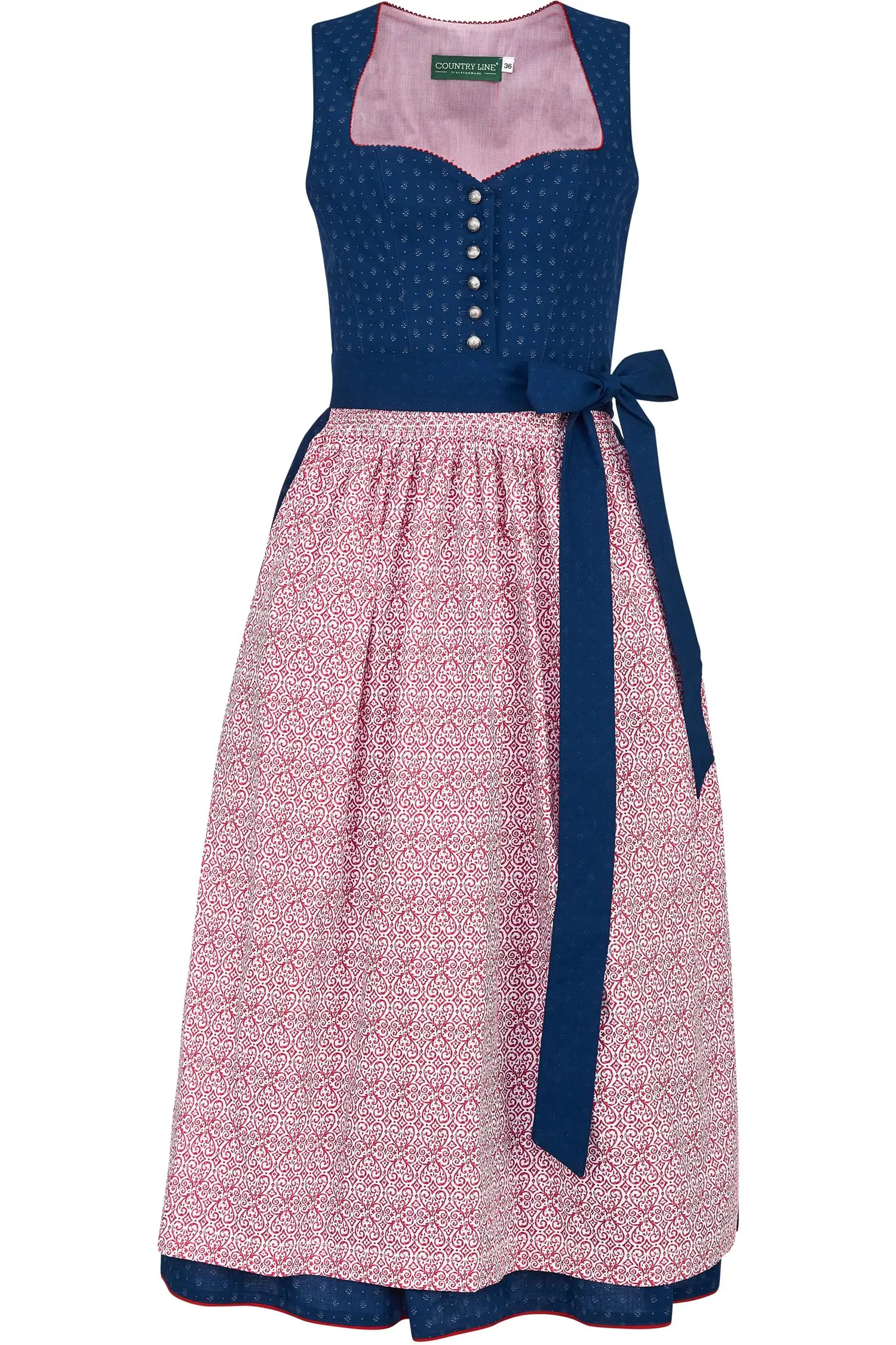 Country Line Dirndl in Dunkelblau