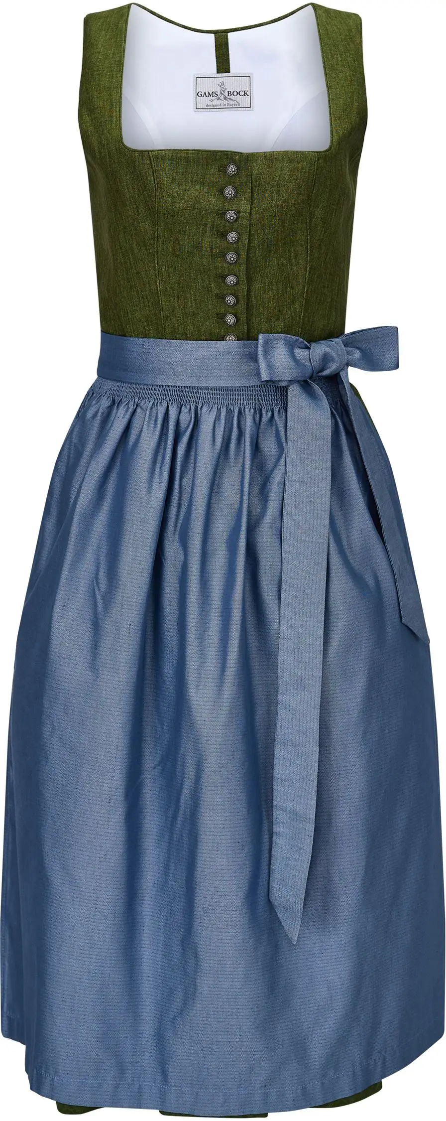 Dirndl Daria von Gamsbock in Grün Gamsbock Dirndl Daria in Grün