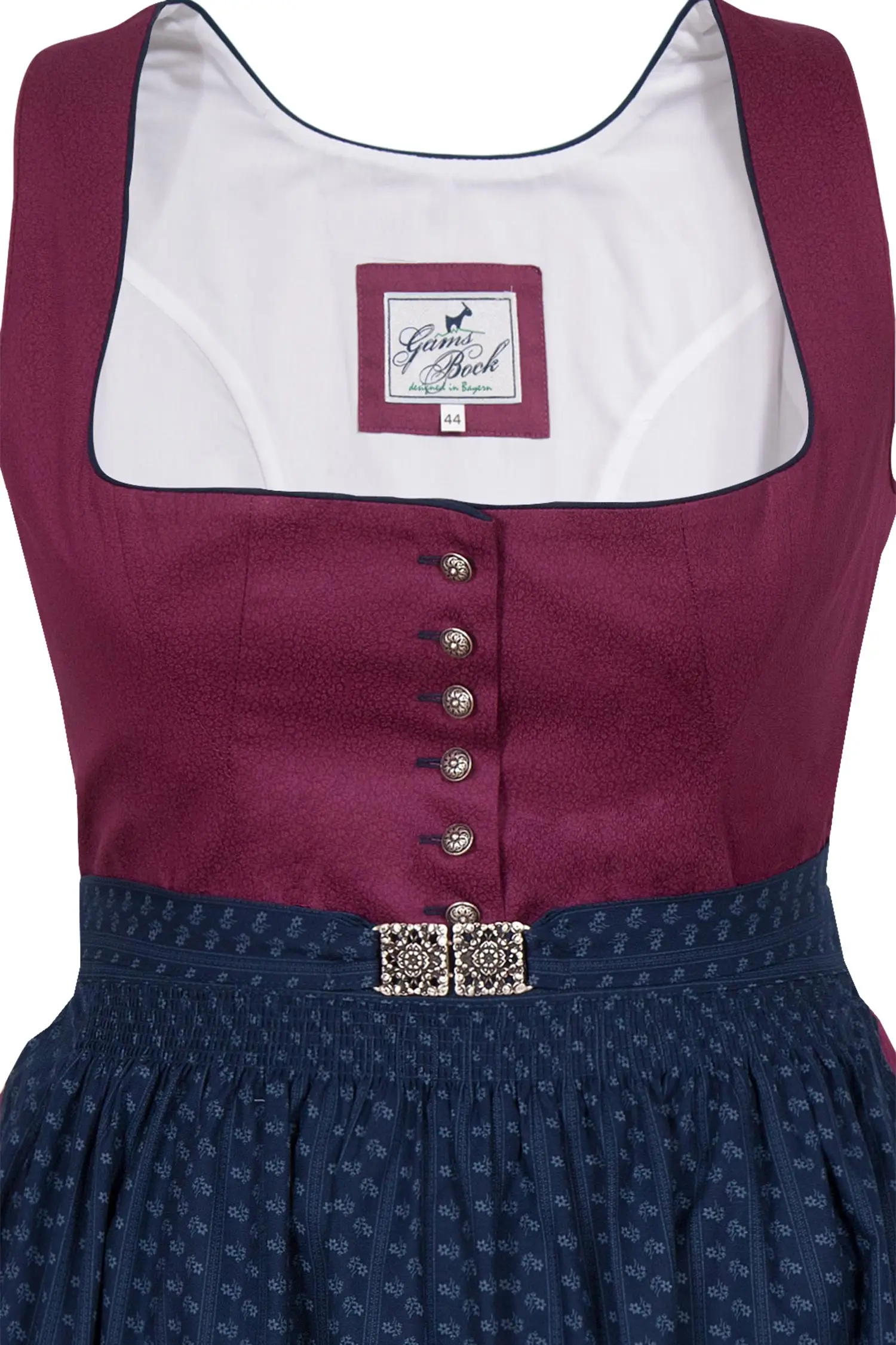 xxl-midi-dirndl-beere-dunkelblau-3091-1464-rt9-20-02d-5993-b Baumwolldirndl in beere und dunkelblau XXL Mieder