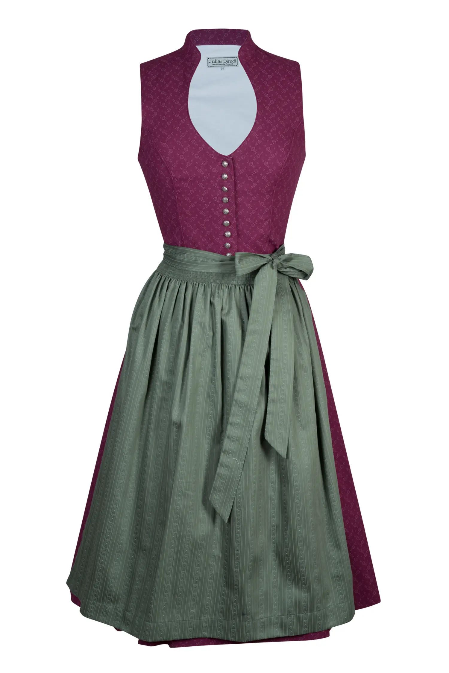 Dirndl Laurita mit V-Ausschnitt