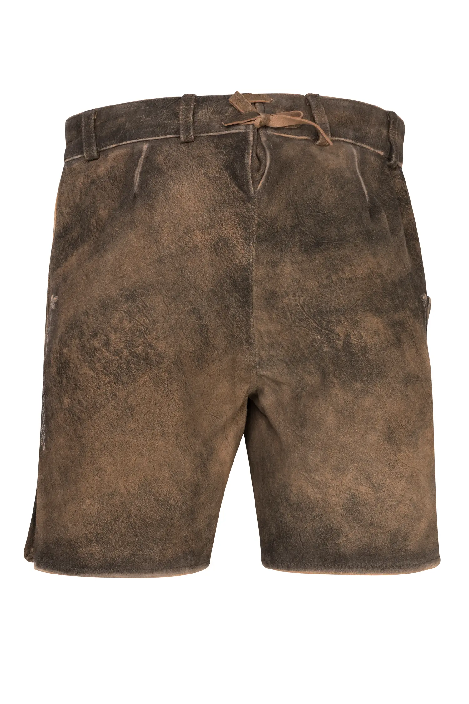 Lederhose Zellersee in Braun Rückansicht