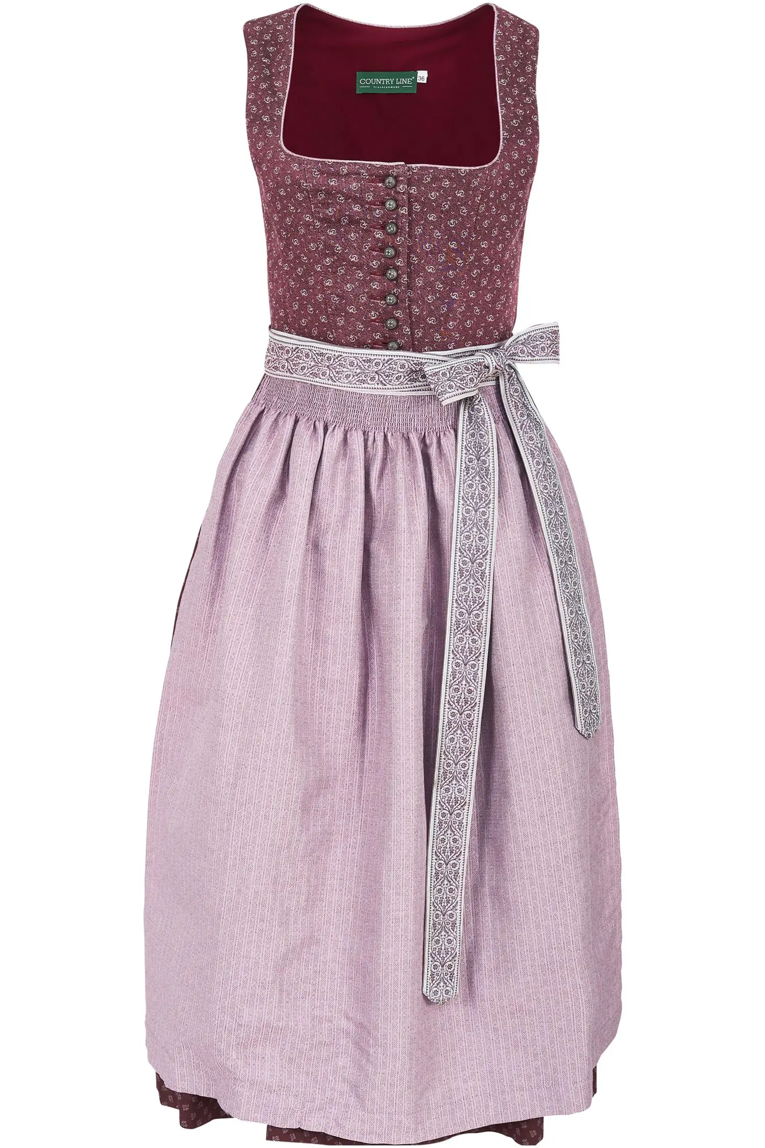 Country Line Dirndl in Beere