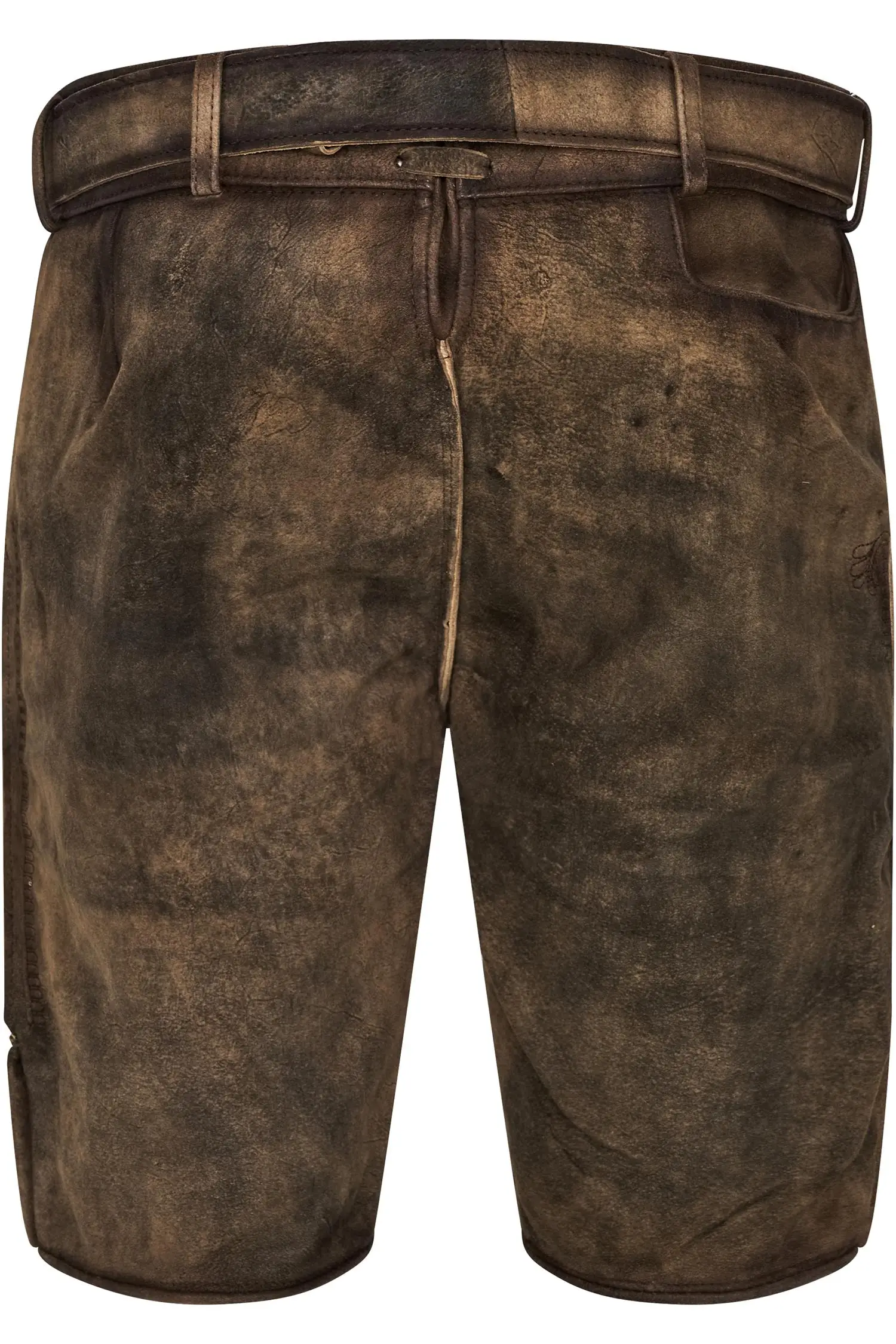 Mittelbraune Gamsbock Lederhose Bertl